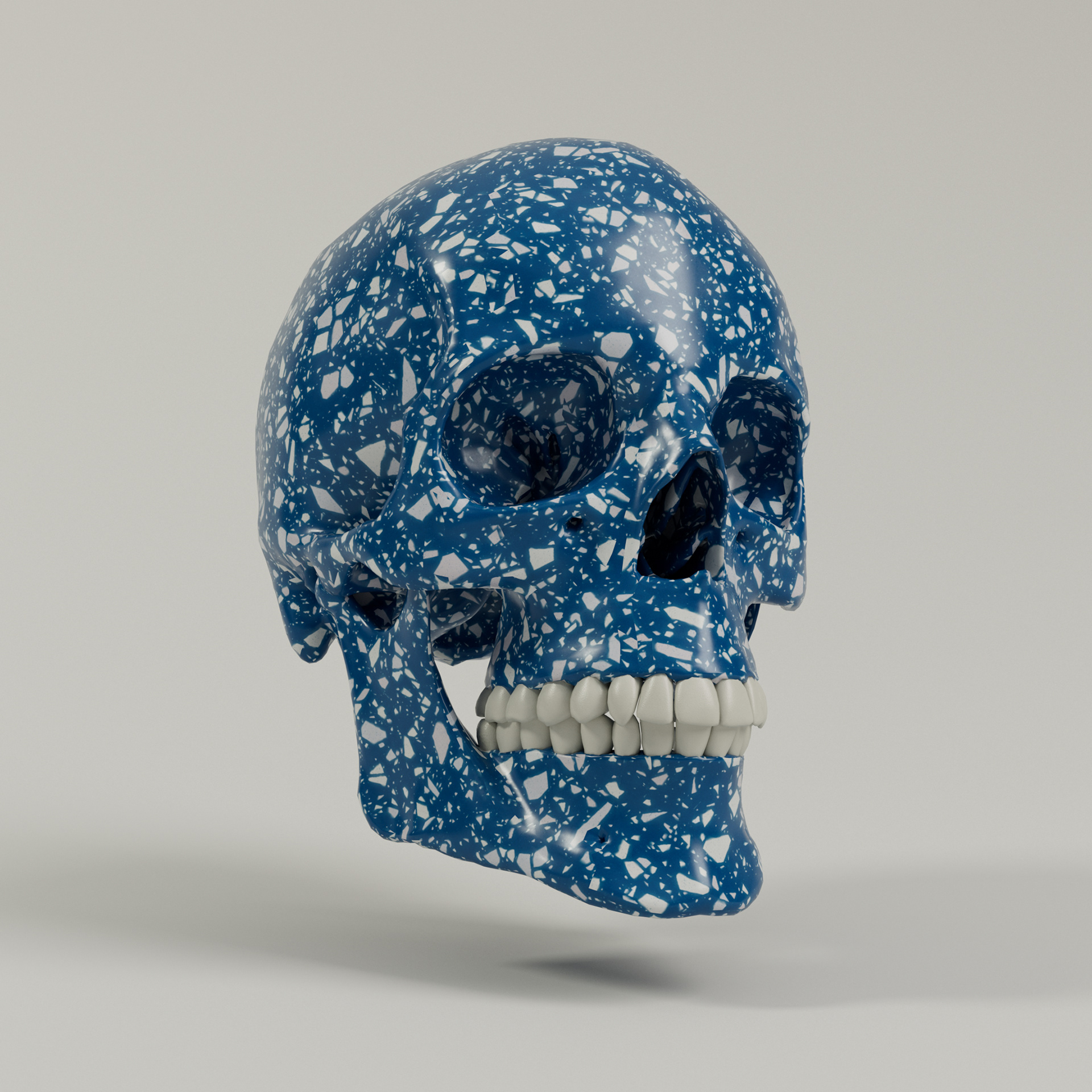 Terrazzo Skull