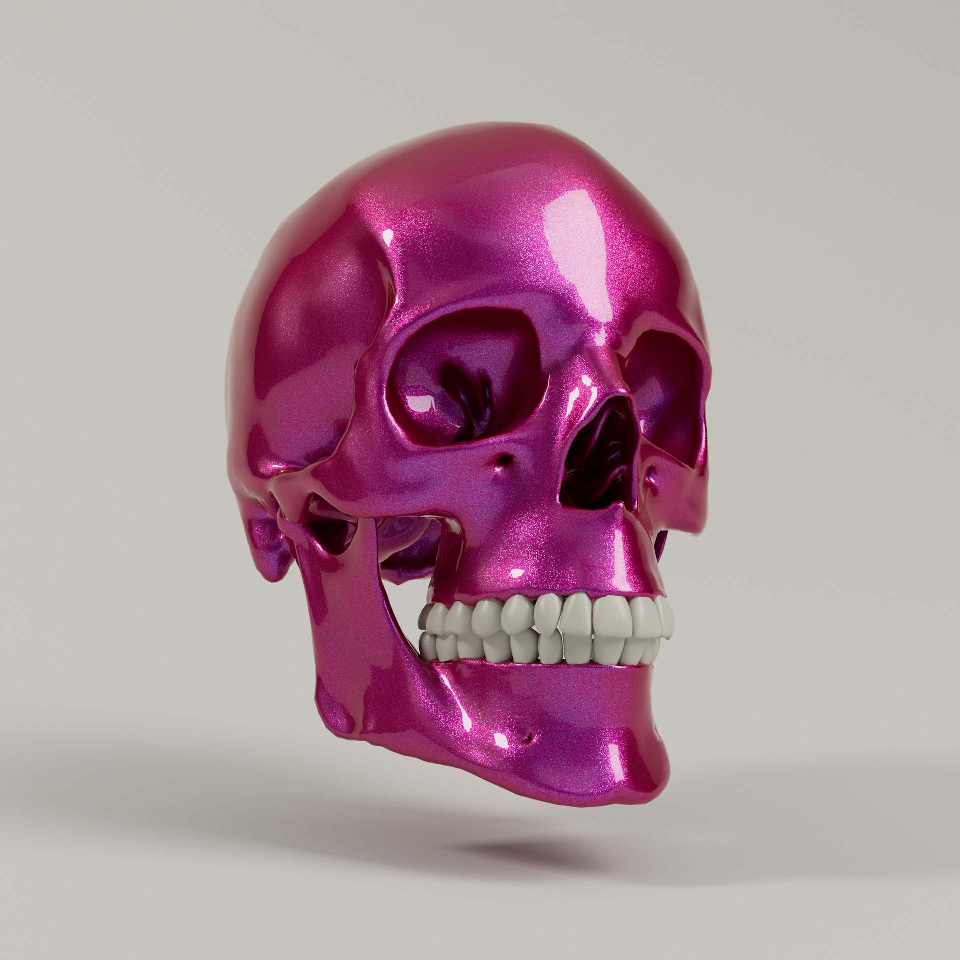 Hot Pink Skull