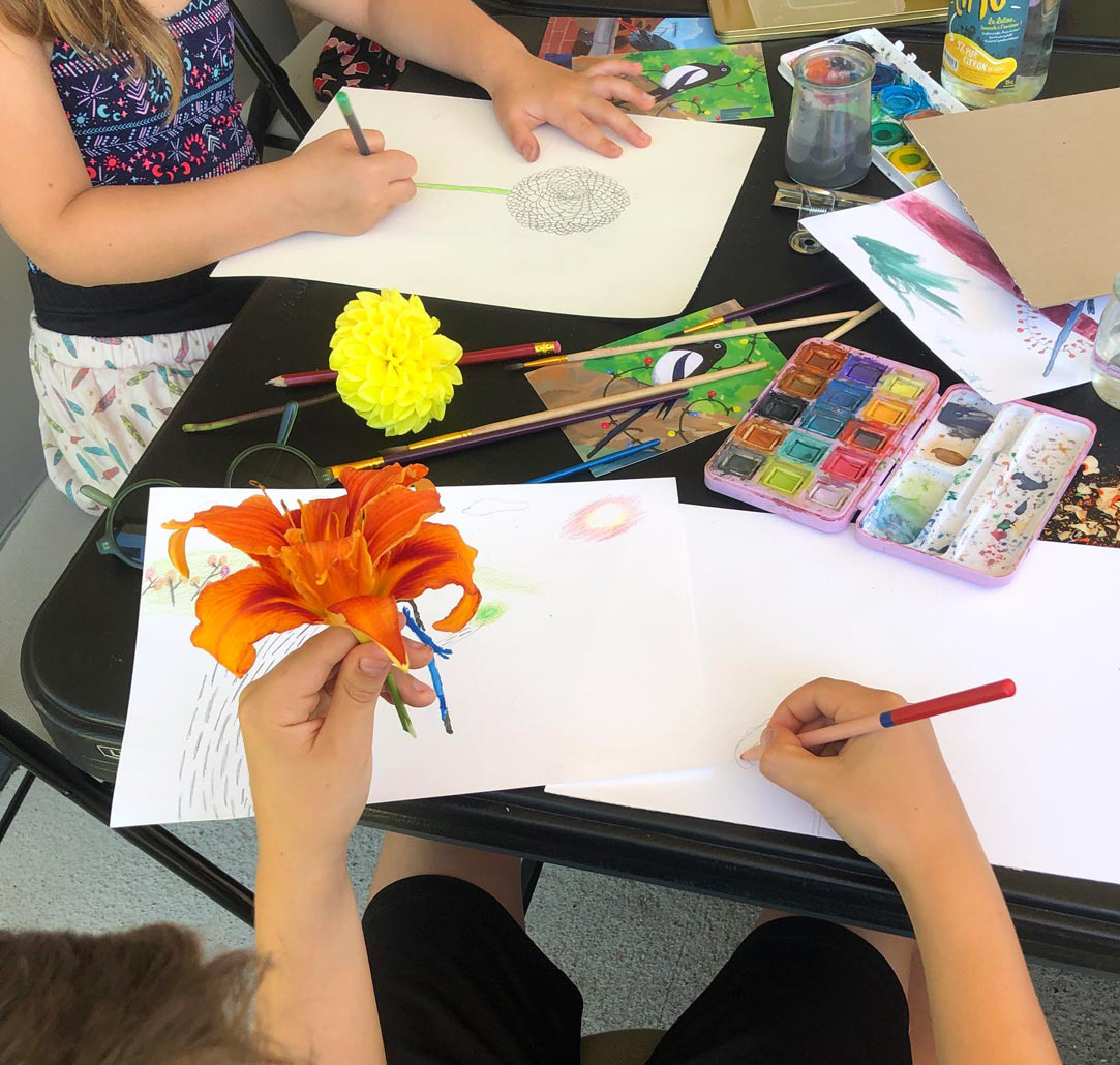 Atelier de dessin botanique