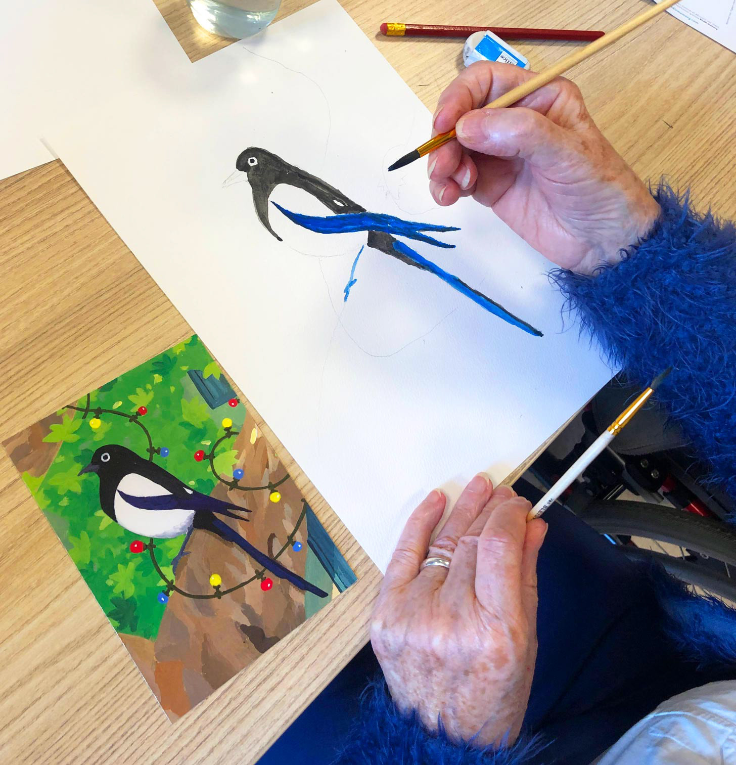 Dessin d'observation en Ehpad