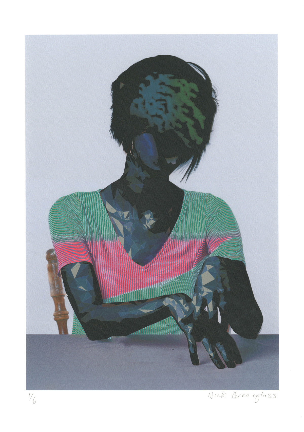 Silkscreen/Digital pigment hybrid