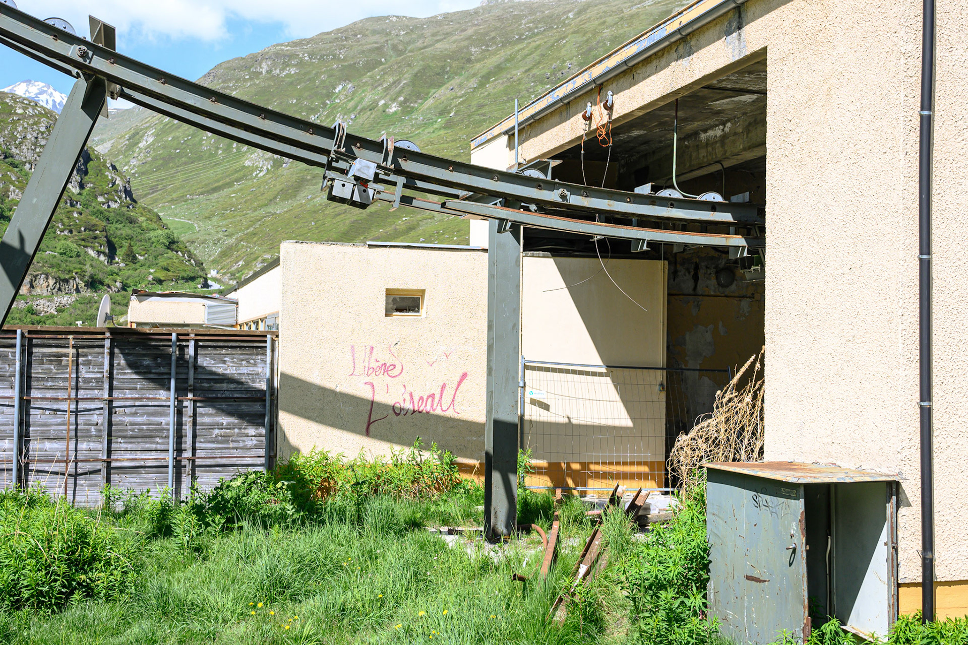 Gondelstation Ausfahrt