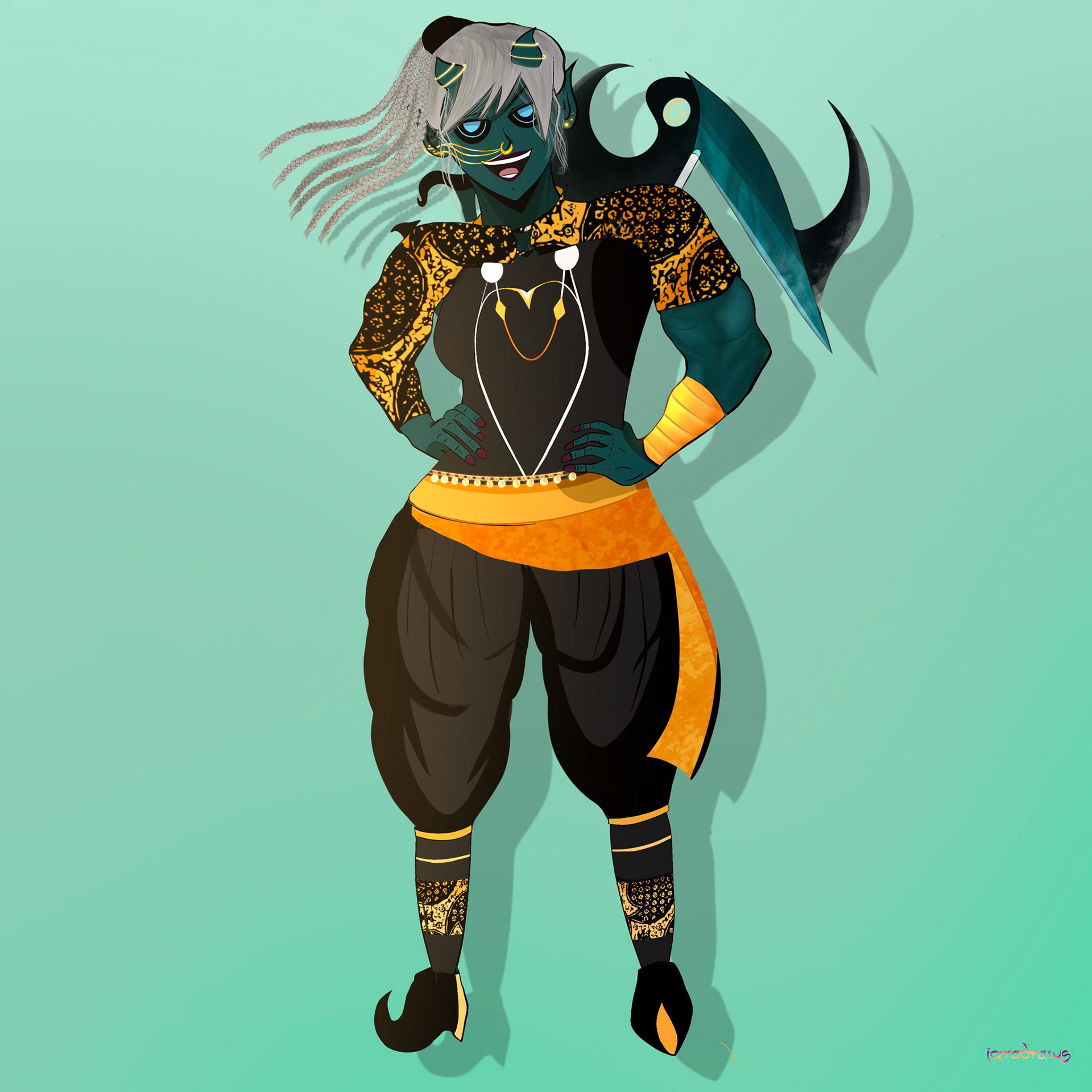 Sahar's character design