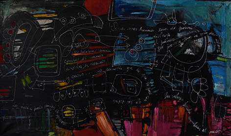 Es posible (Técnica mixta, 120x70cm, 2018)