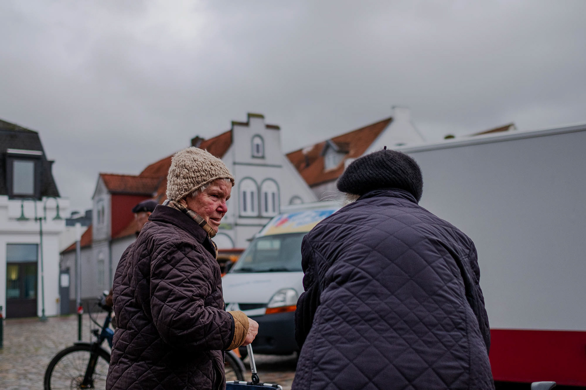 auf dem Markt in Meldorf