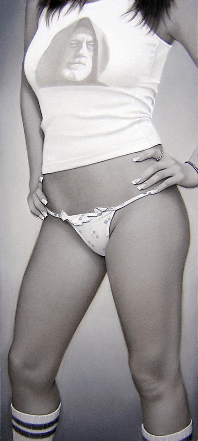 Obi Wan Kanobe, 60 x 27 in, oil on canvas, 2007