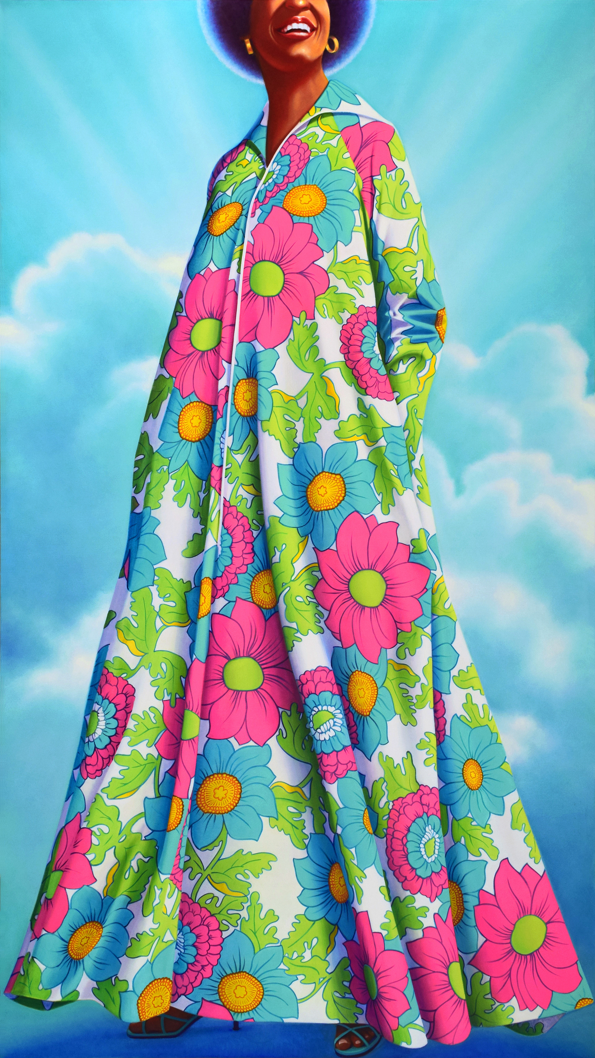 All About Ease (Gloria), 96 x 54 in, oil on canvas, 2015