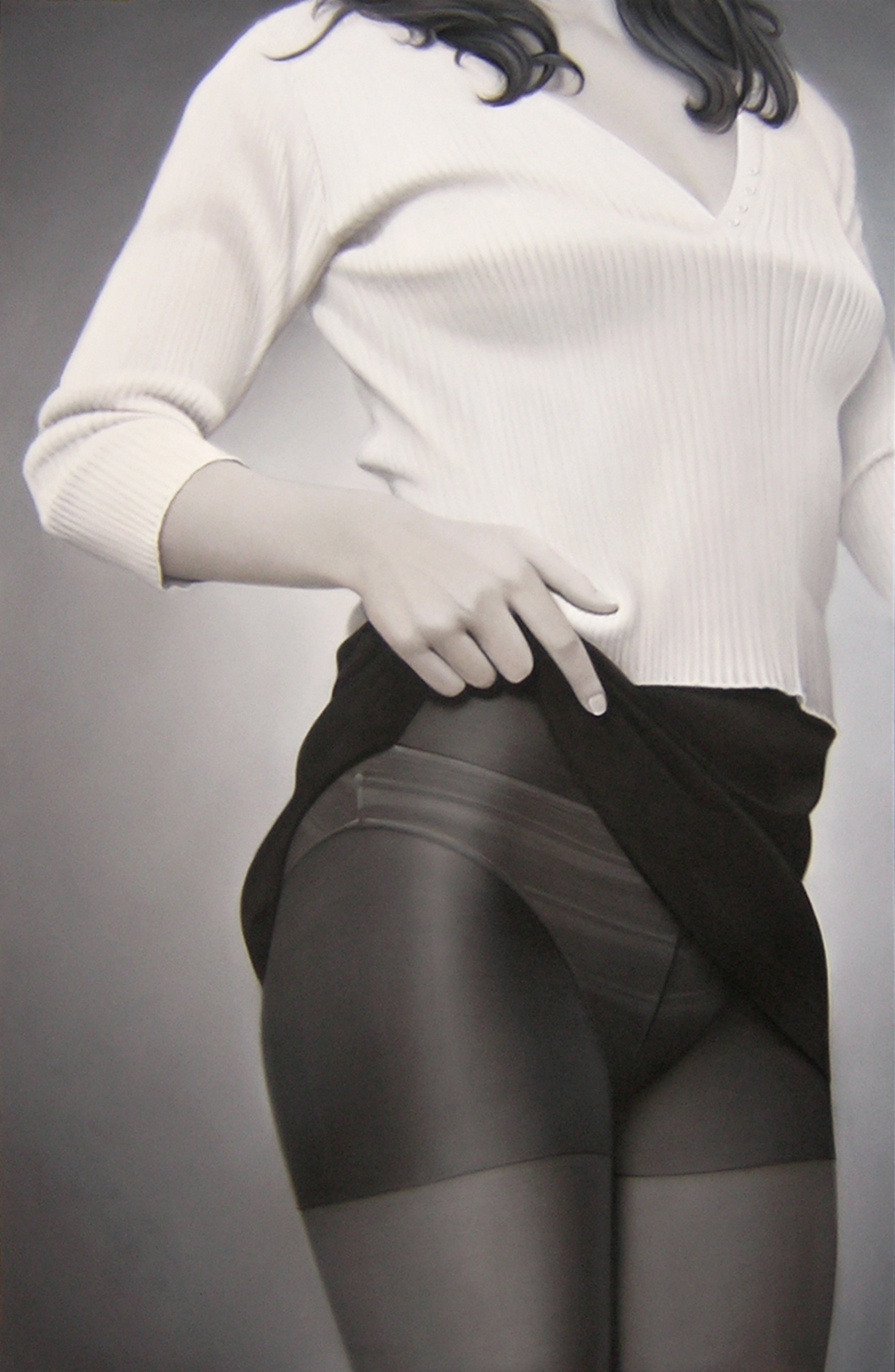 Control Top, 96 x 63 in, oil on canvas, 2006