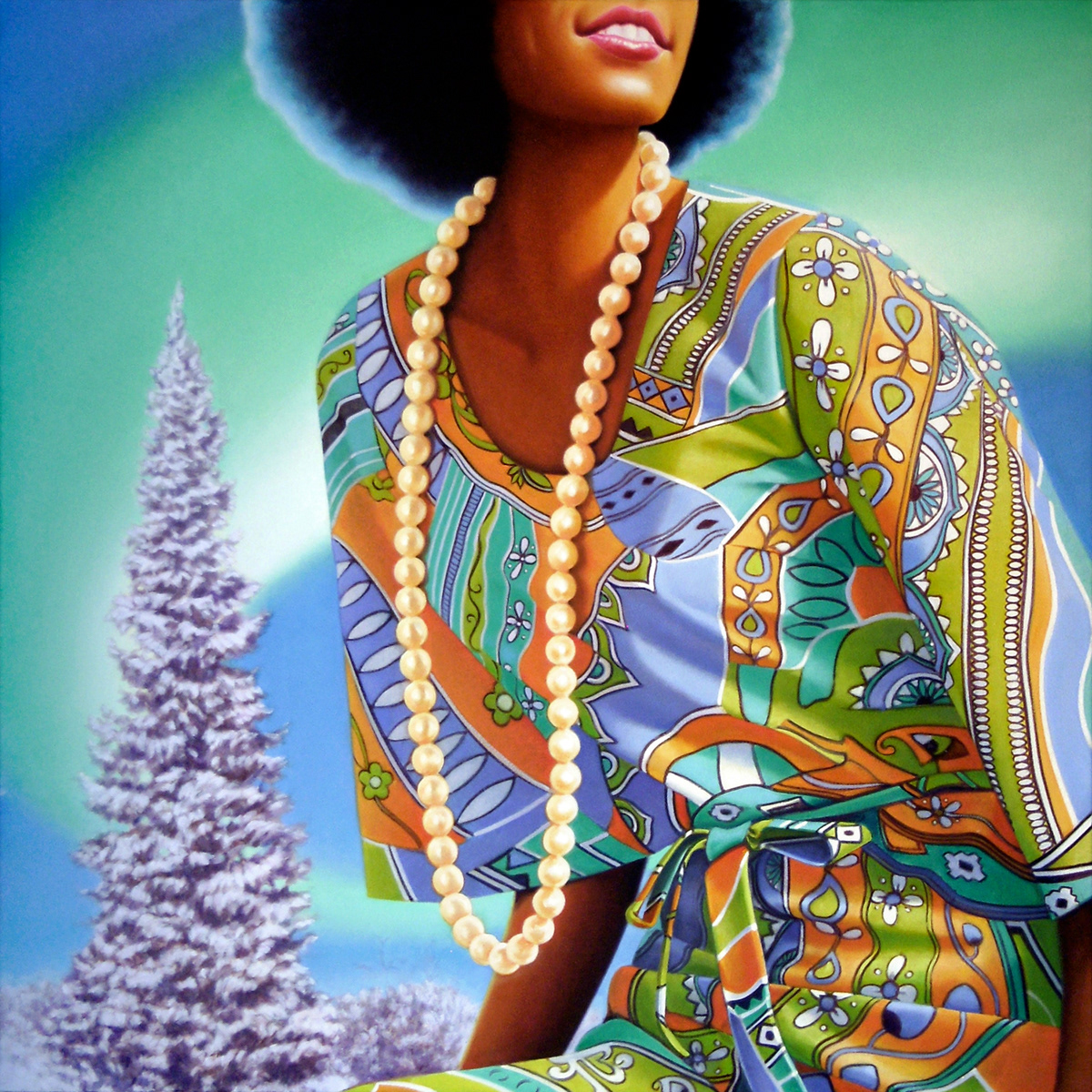 Free and Easy, 48 x 48 in, oil on canvas, 2014