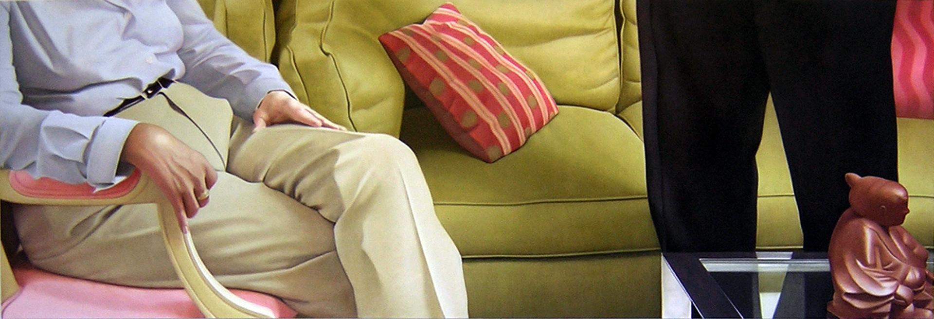 The Collector, 41 x 120 in, oil on canvas, 2006