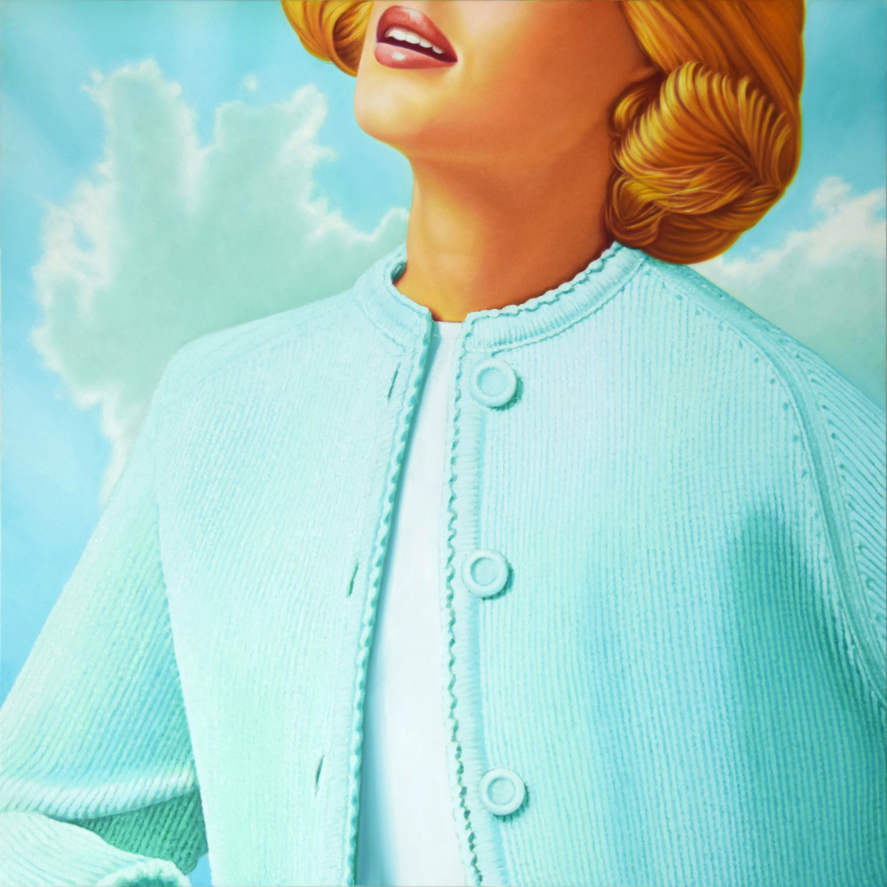 Virgin Wool, 42 x 42 in, oil on canvas, 2015