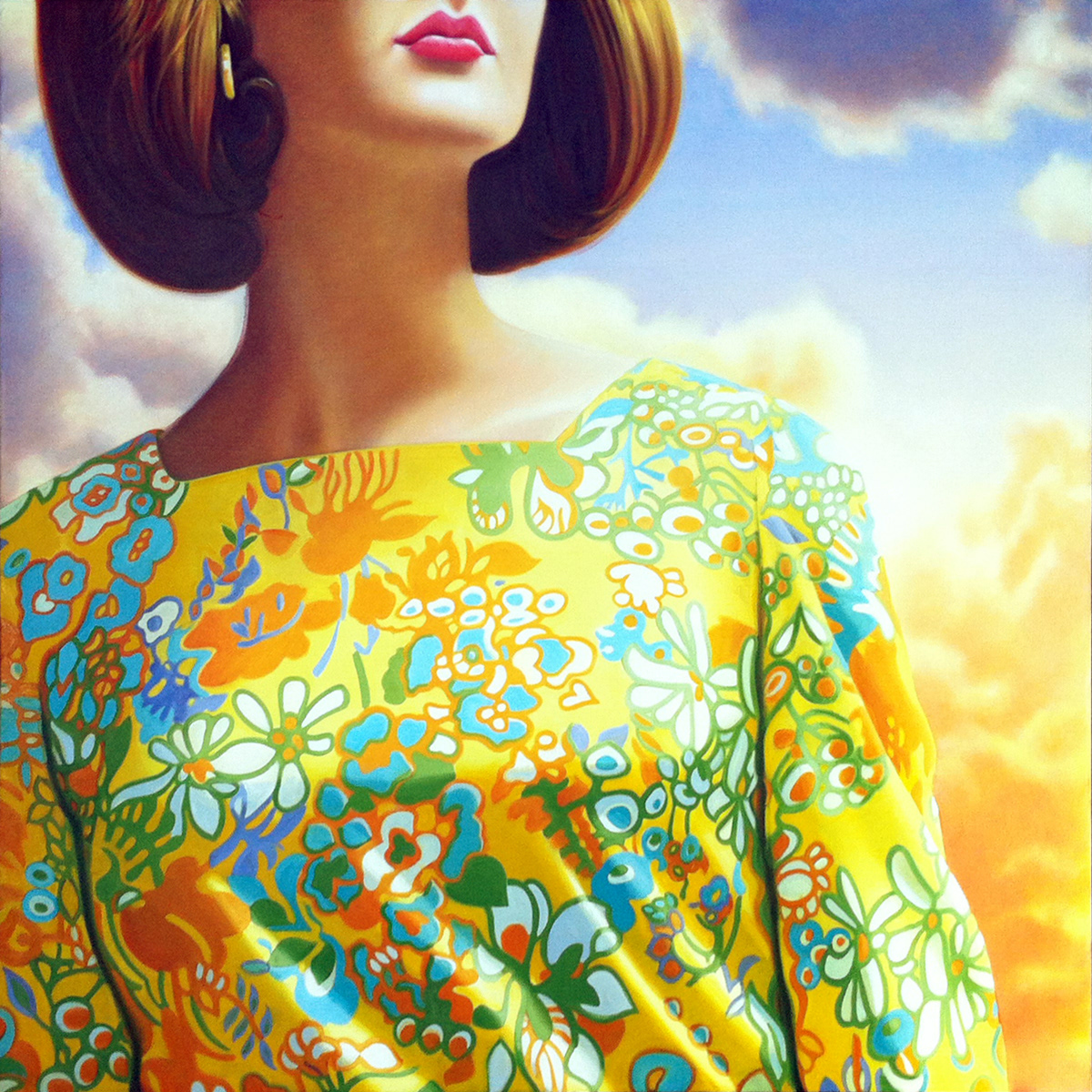 Just the Right Amount of Gentle, 48 x 48 in, oil on canvas, 2014