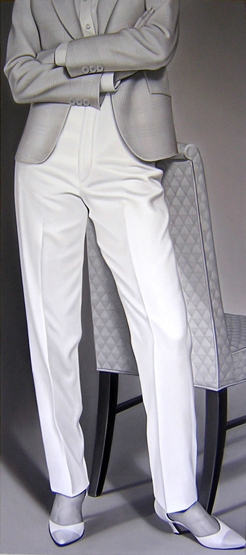 Tapered Leg, 72 x 32 in, oil on canvas, 2006