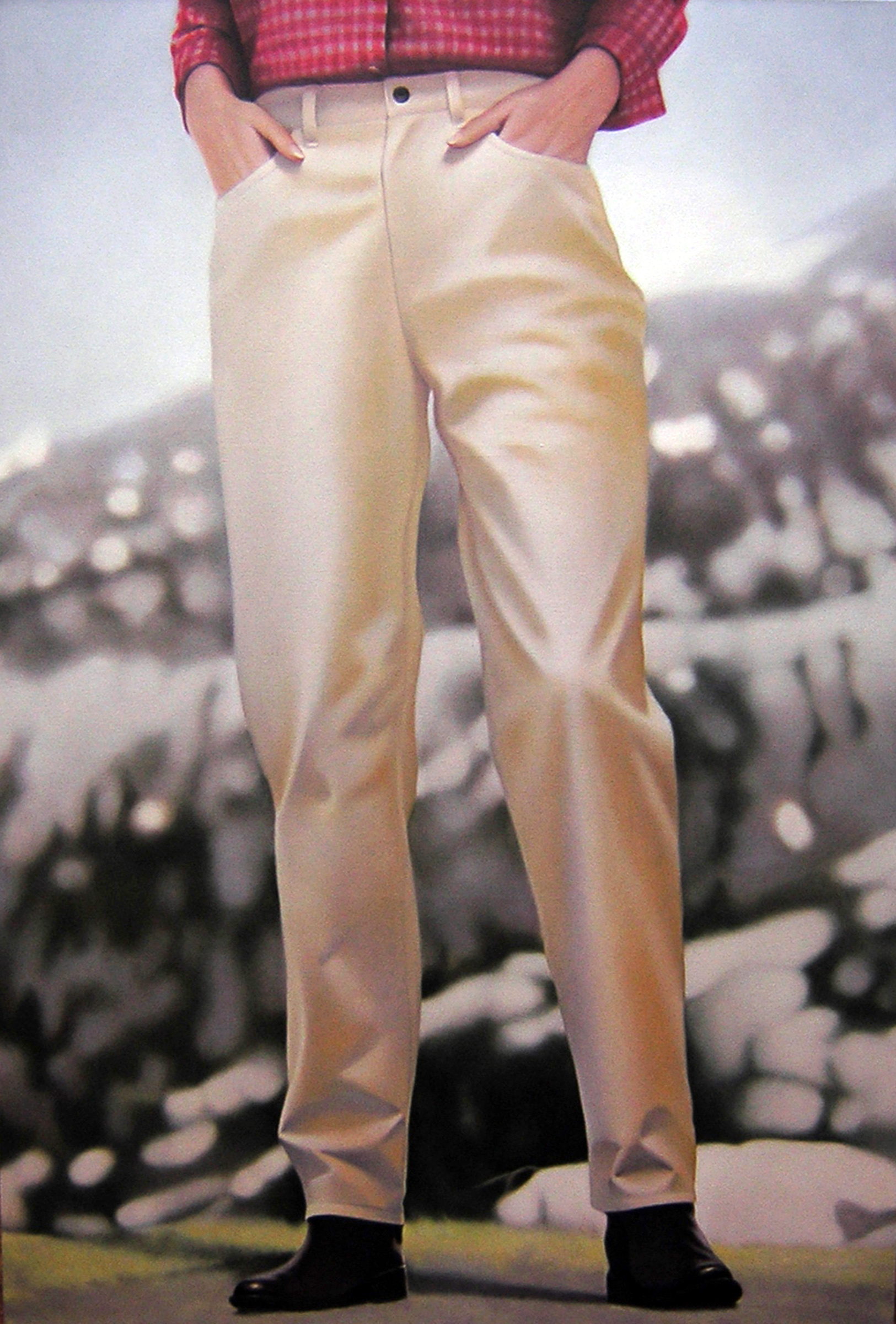 Loose Fit, 96 x 63 in, oil on canvas, 2006