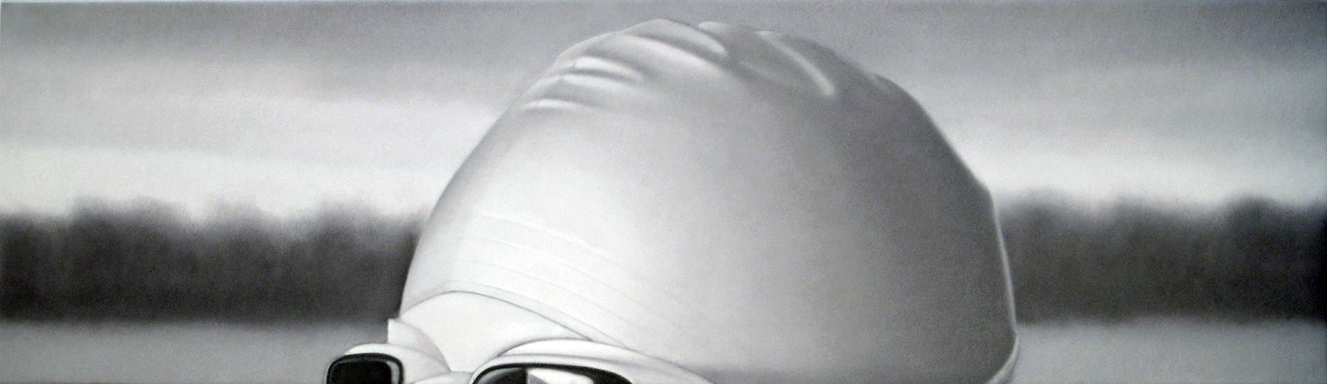 Goggles, 18 x 60 in, oil on canvas, 2009