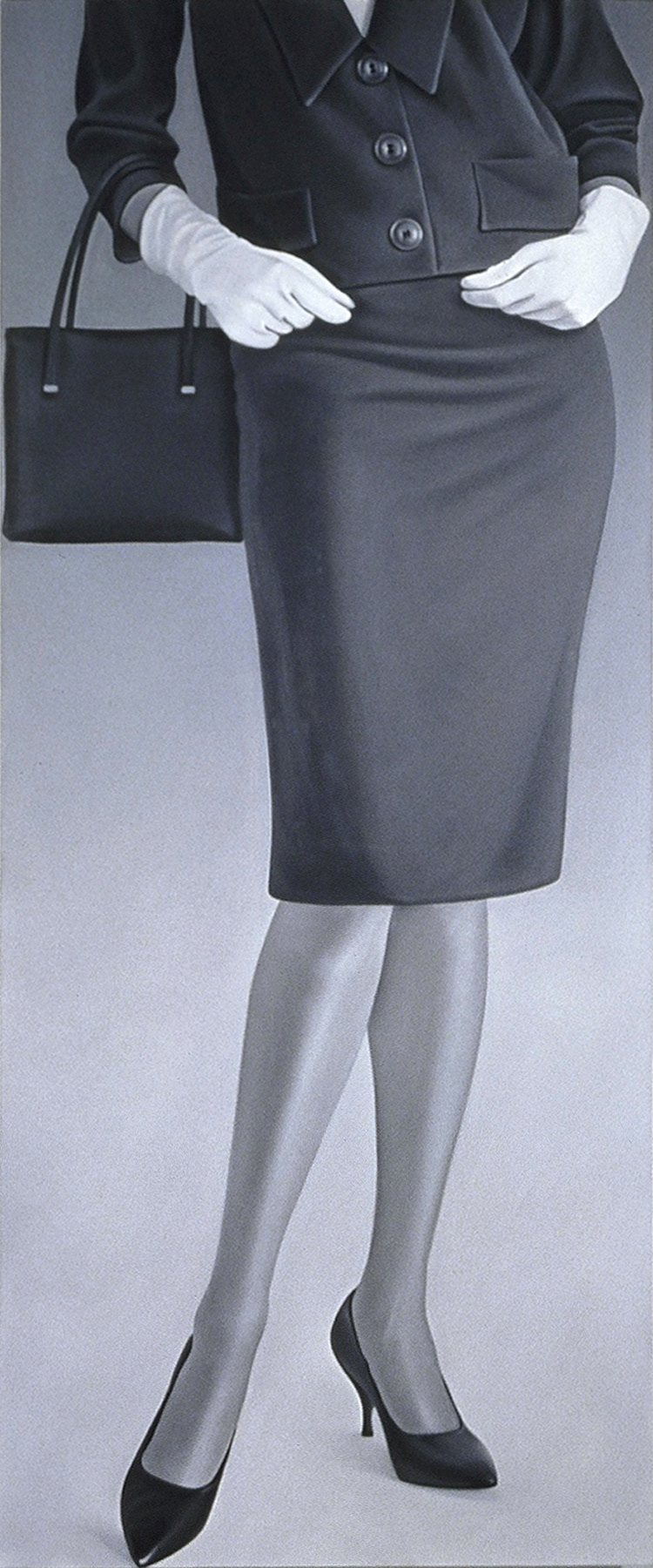 Set For Town, 72 x 31 in, oil on canvas, 2002