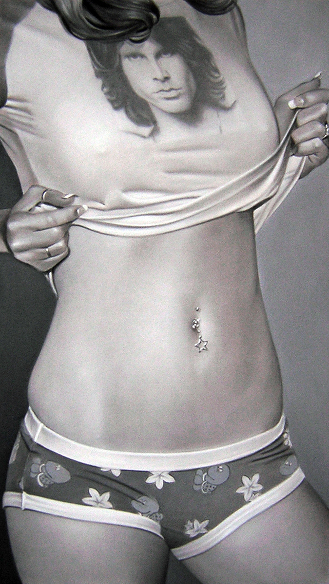 Jim Morrison, 48 x 27 in, oil on canvas, 2006