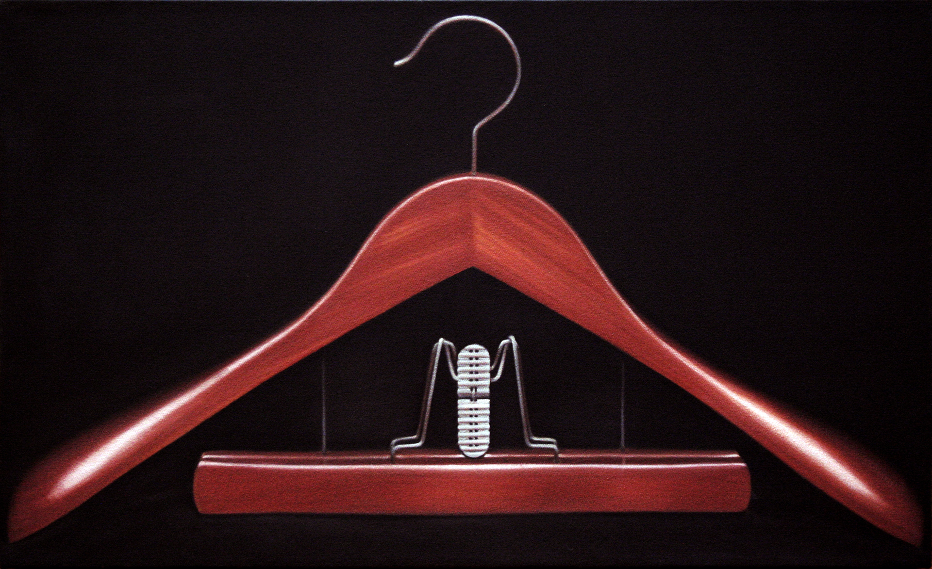 Hanger, 22 x 36 in, oil on canvas, 2008