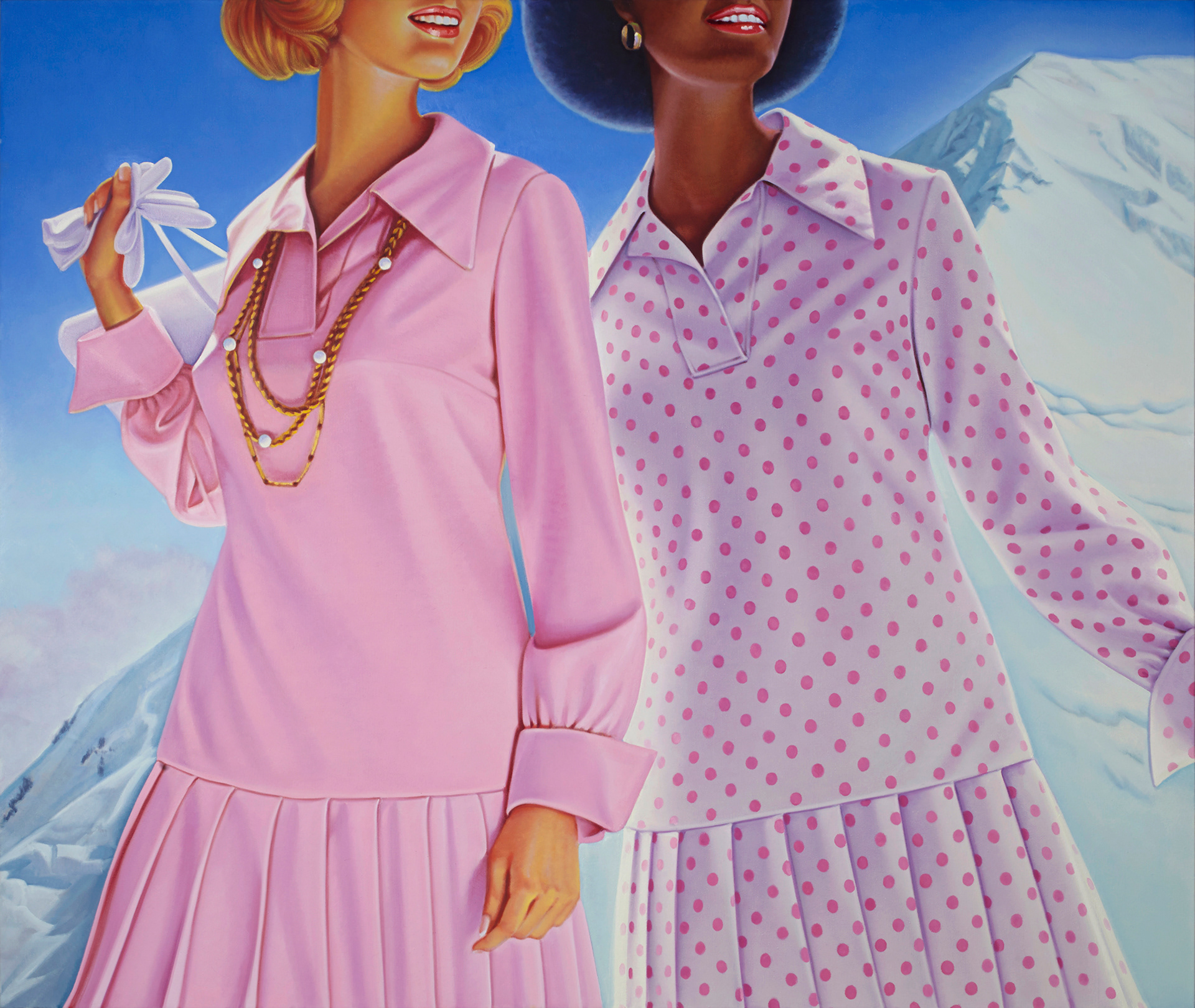 With Light Colors, 54 x 64, oil on canvas, 2014