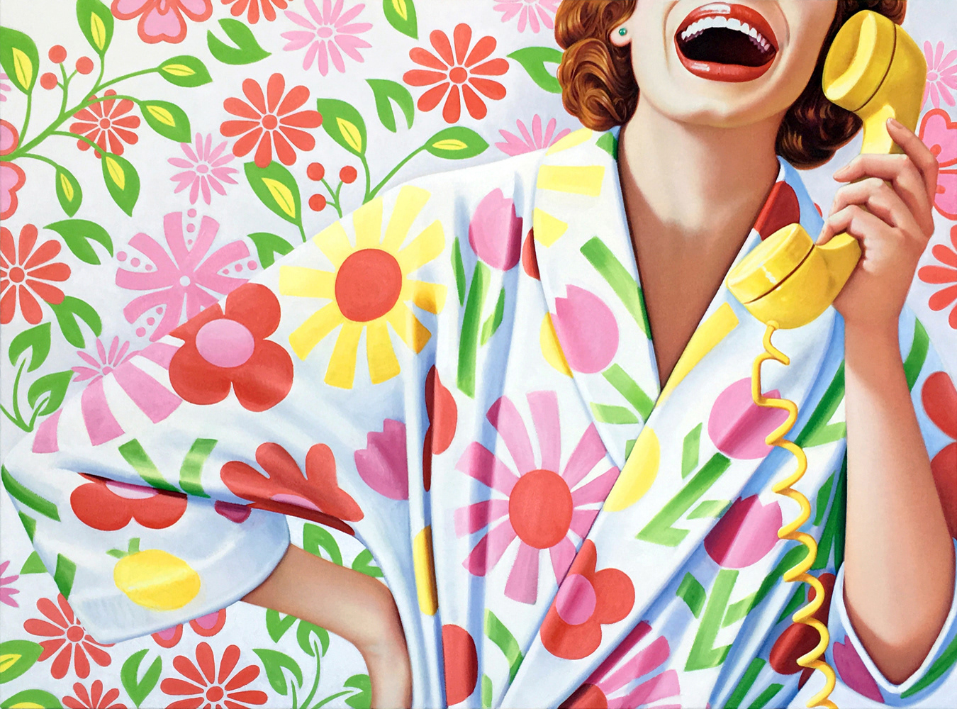 Big Mouth, 40 x 54 in, oil on canvas, 2018