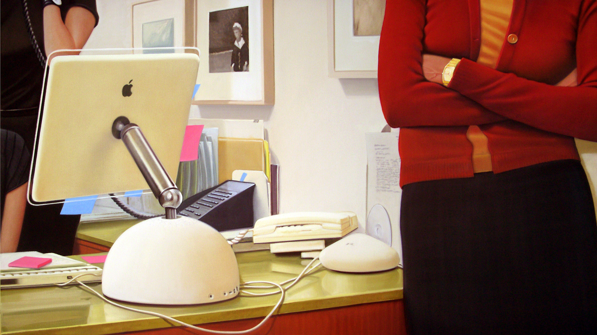 The Art Advisor, 36 x 64 in, oil on canvas, 2007