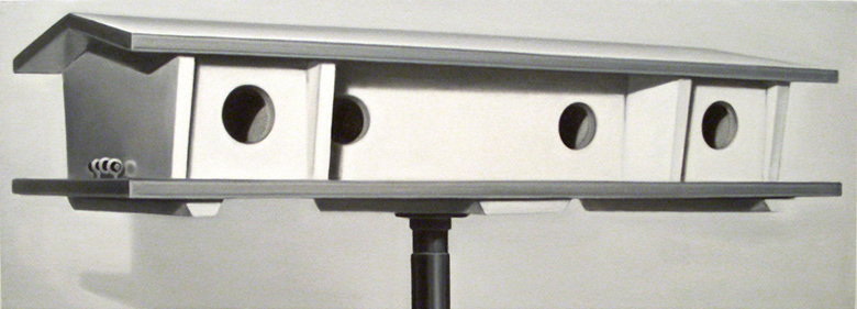 Ranch Style, 18 x 50 in, oil on canvas, 2008