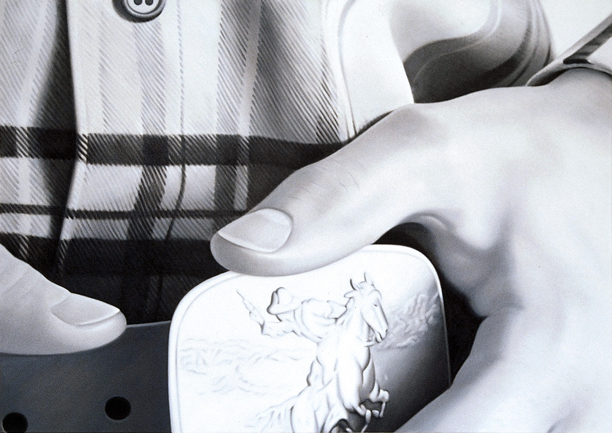 Buckle, 34 x 48 in, oil on canvas, 2004