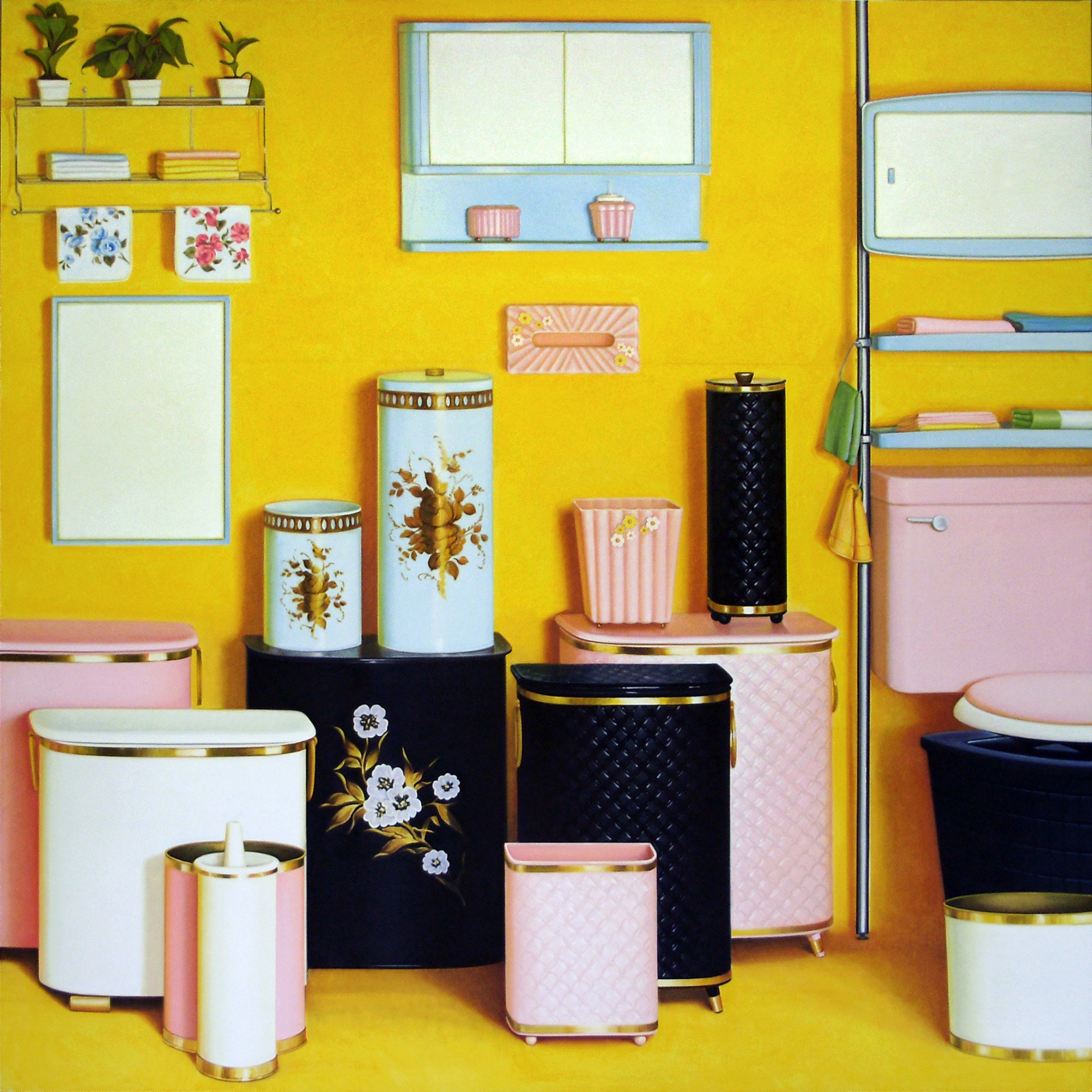 Deluxe Ensemble, 108 x 108 in, oil on canvas, 2011