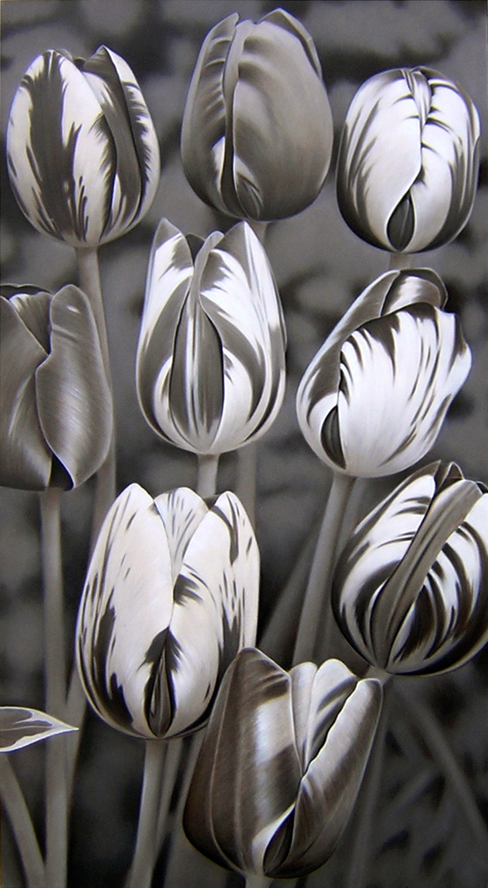 Tulipomania, 71 x 39 in, oil on canvas, 2006