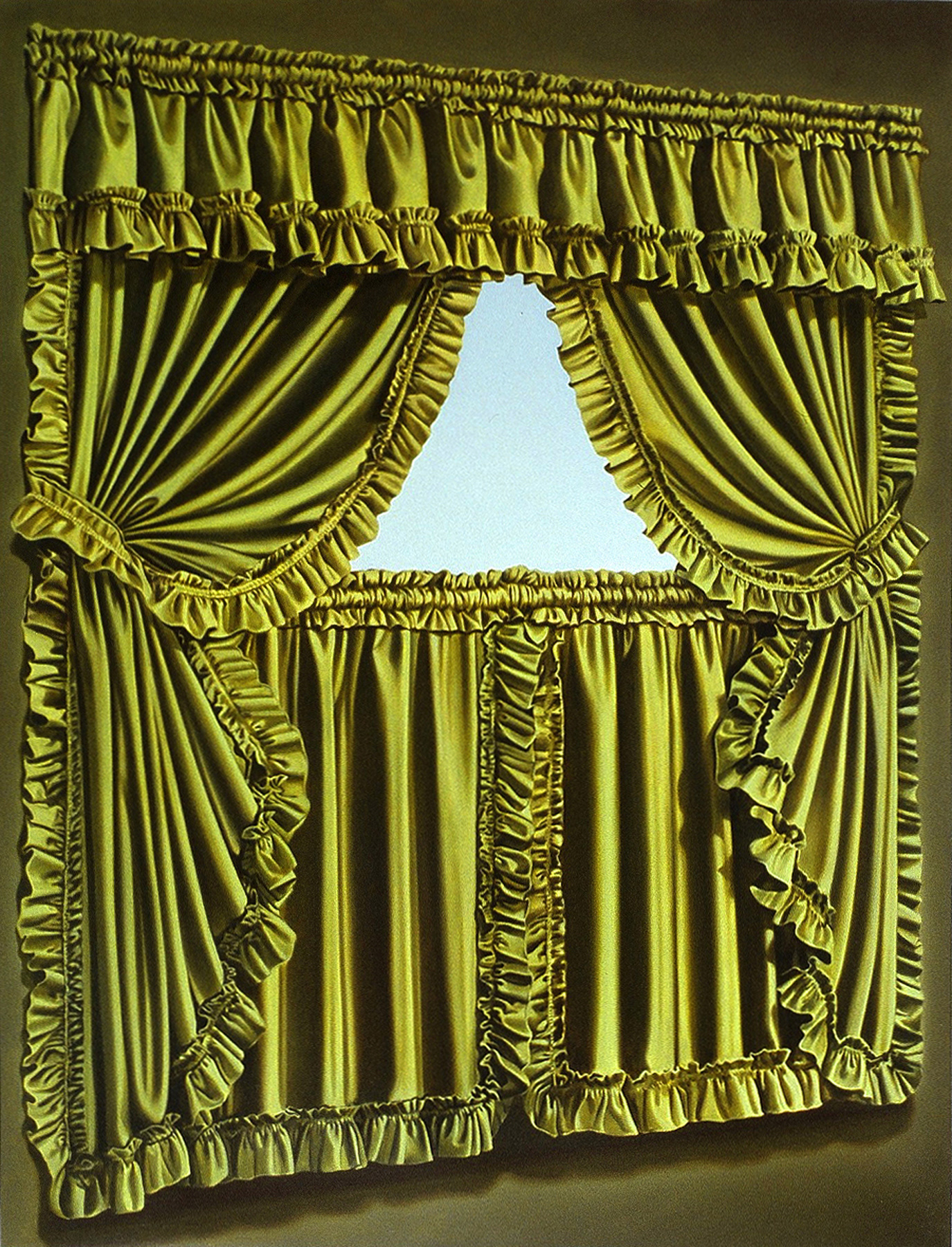 Extra Wide, 72 x 55 in, oil on canvas, 2004