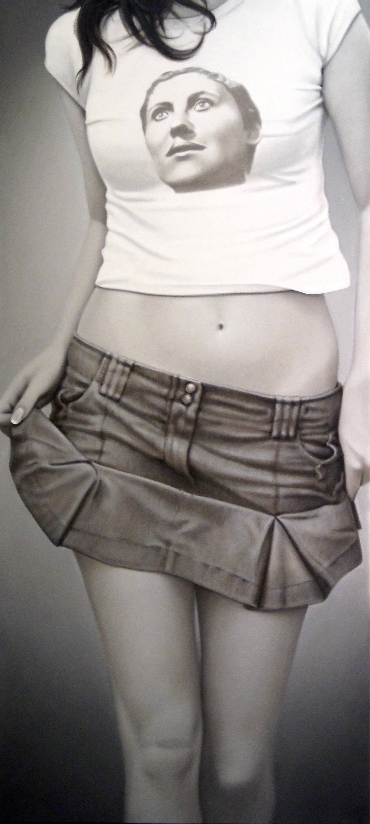 Joan of Arc, 60 x 27 in, oil on canvas, 2007