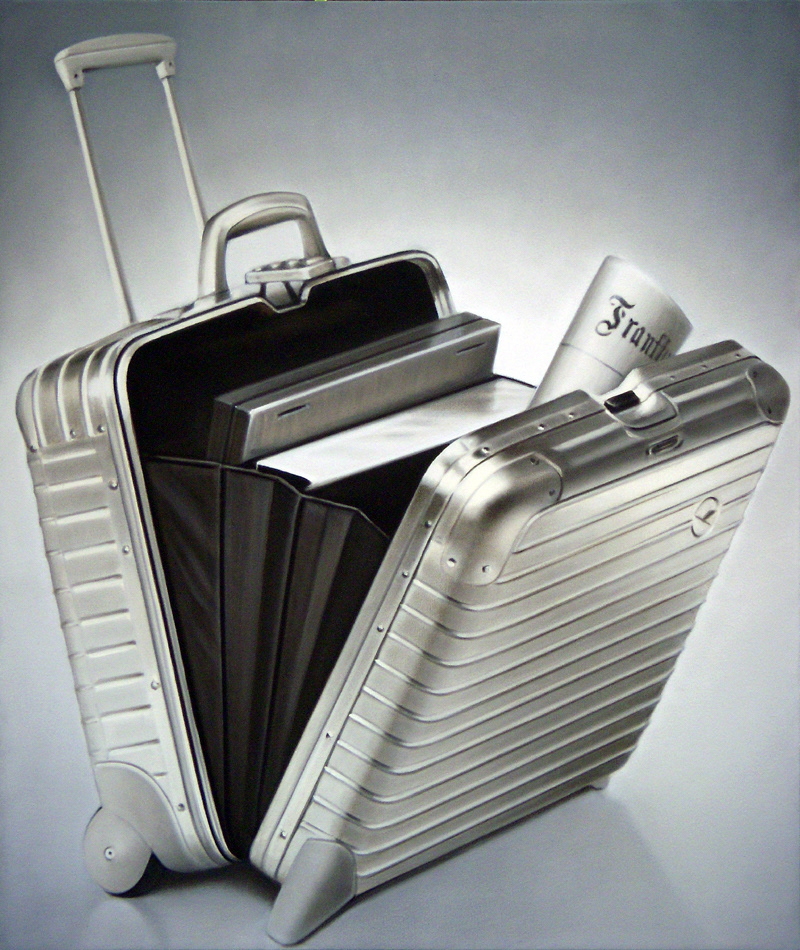 Business Trolley, 38 x 28 in, oil on canvas, 2008
