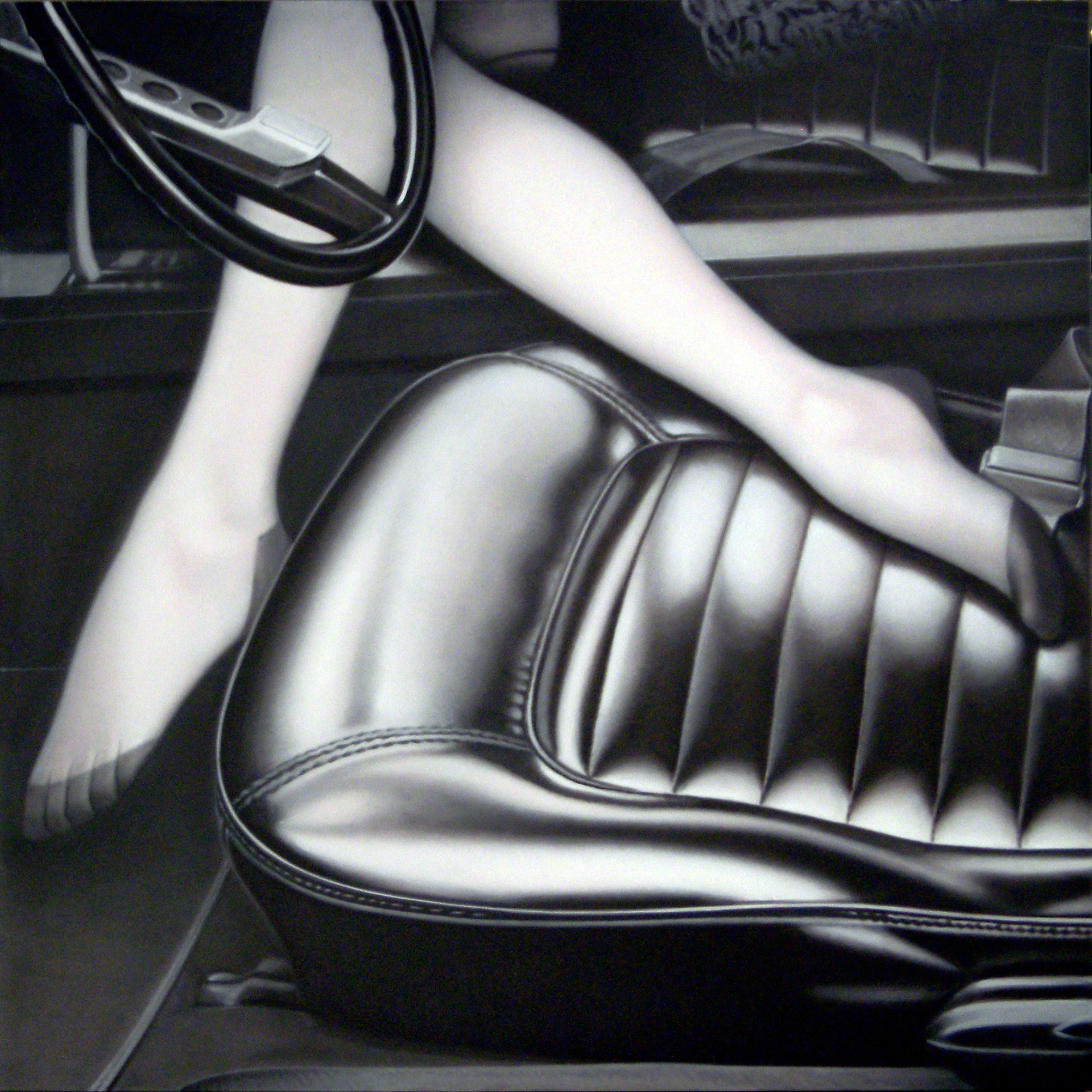 Shotgun, 48 x 48 in, oil on canvas, 2012