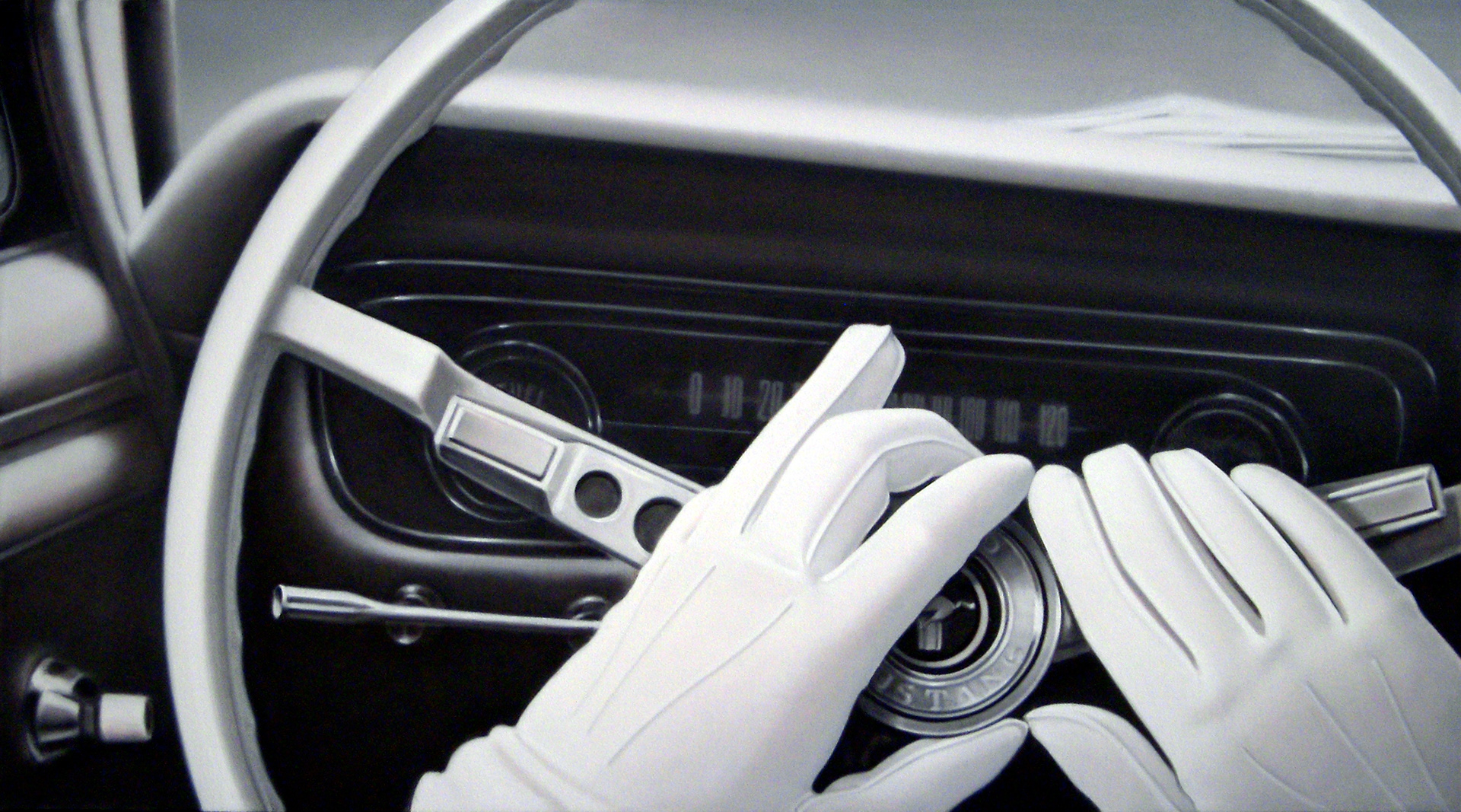 Driver's Side, 30 x 54 in, oil on canvas, 2012