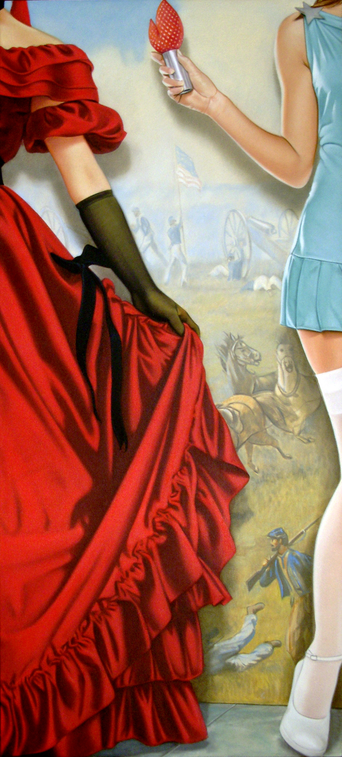 Fertile Soil, 84 x 38 in, oil on canvas, 2009