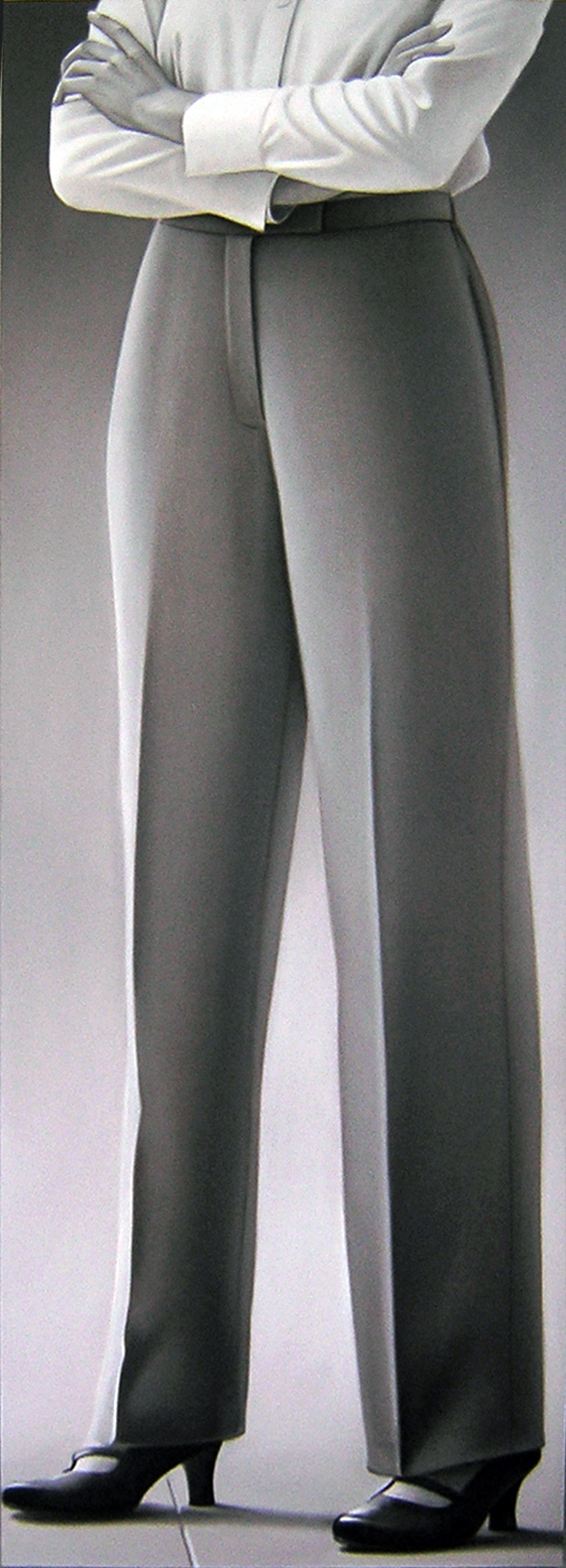 Flat Front, 72 x 26 in, oil on canvas, 2006