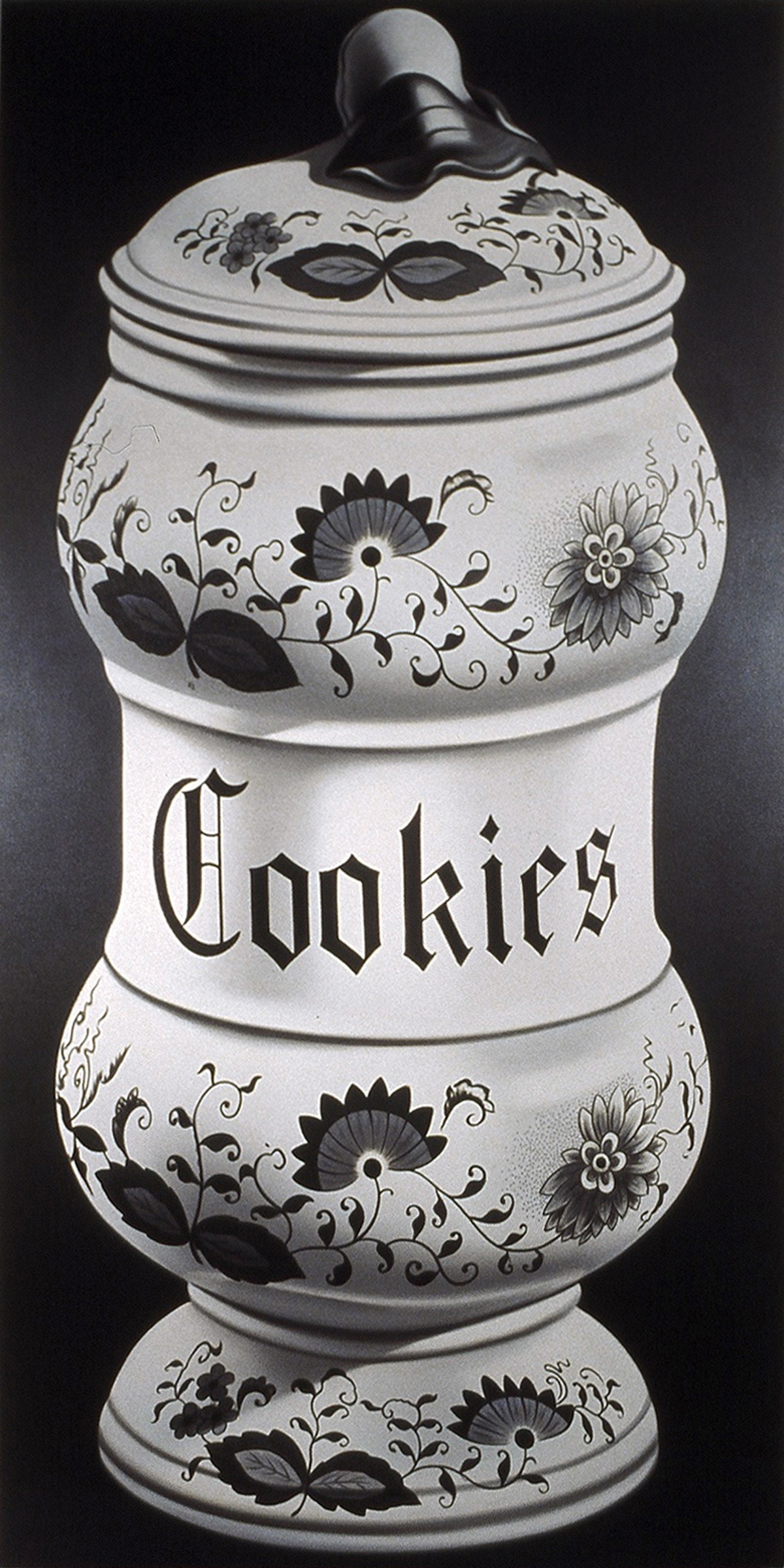 Cookies, 96 x 48 in, oil on canvas, 2002