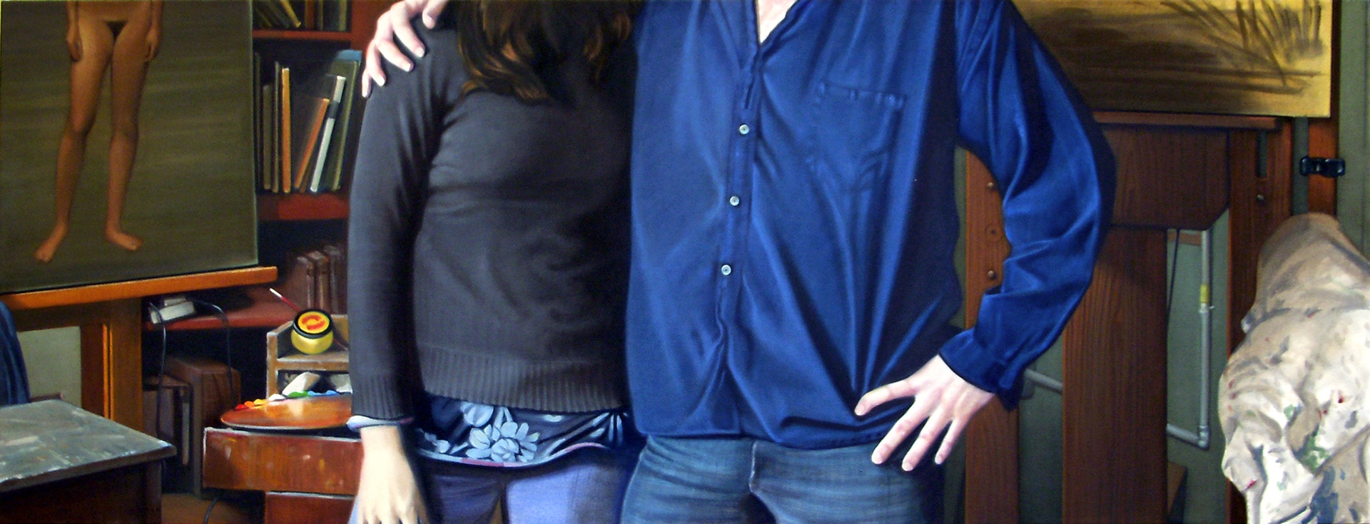 The Painter, 36 x 94 in, oil on canvas, 2007