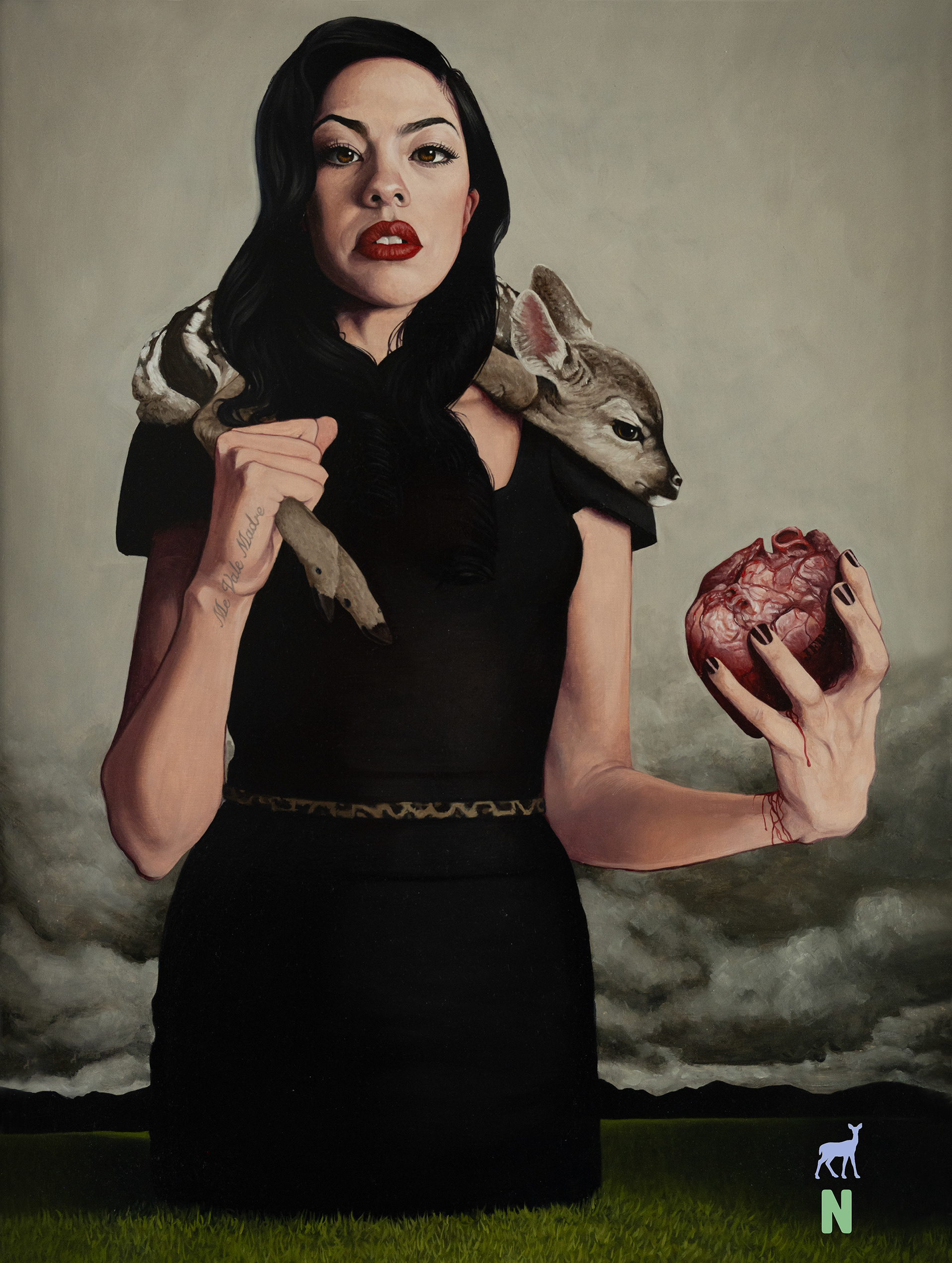 "Bambi", Oil on Panel, 40"x30" inches