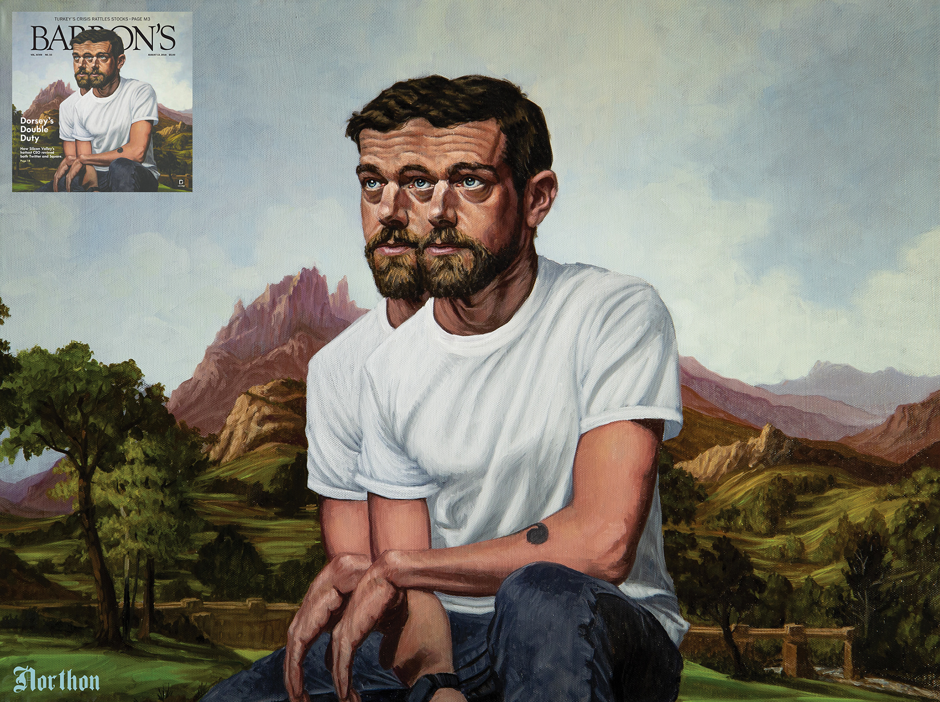 Jack Dorsey for Barron's Magazine