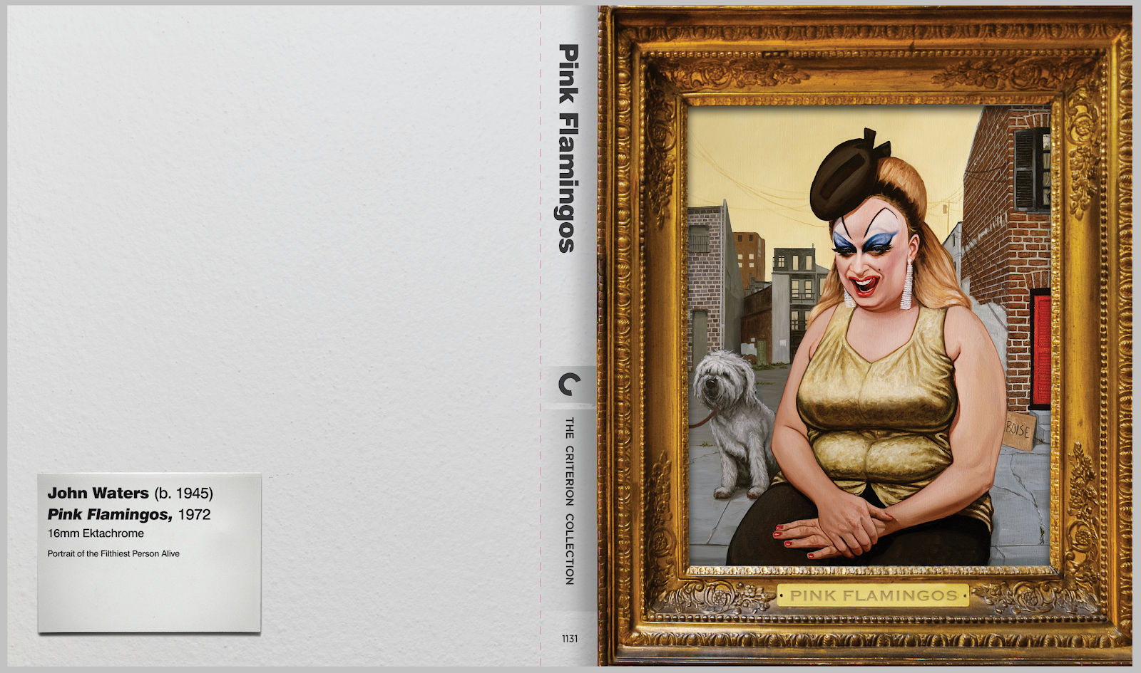 Portrait of the filthiest person alive Divine for the cover of John Water's "Pink Flamingos", Criterion Collection by artist Jaxon Northon