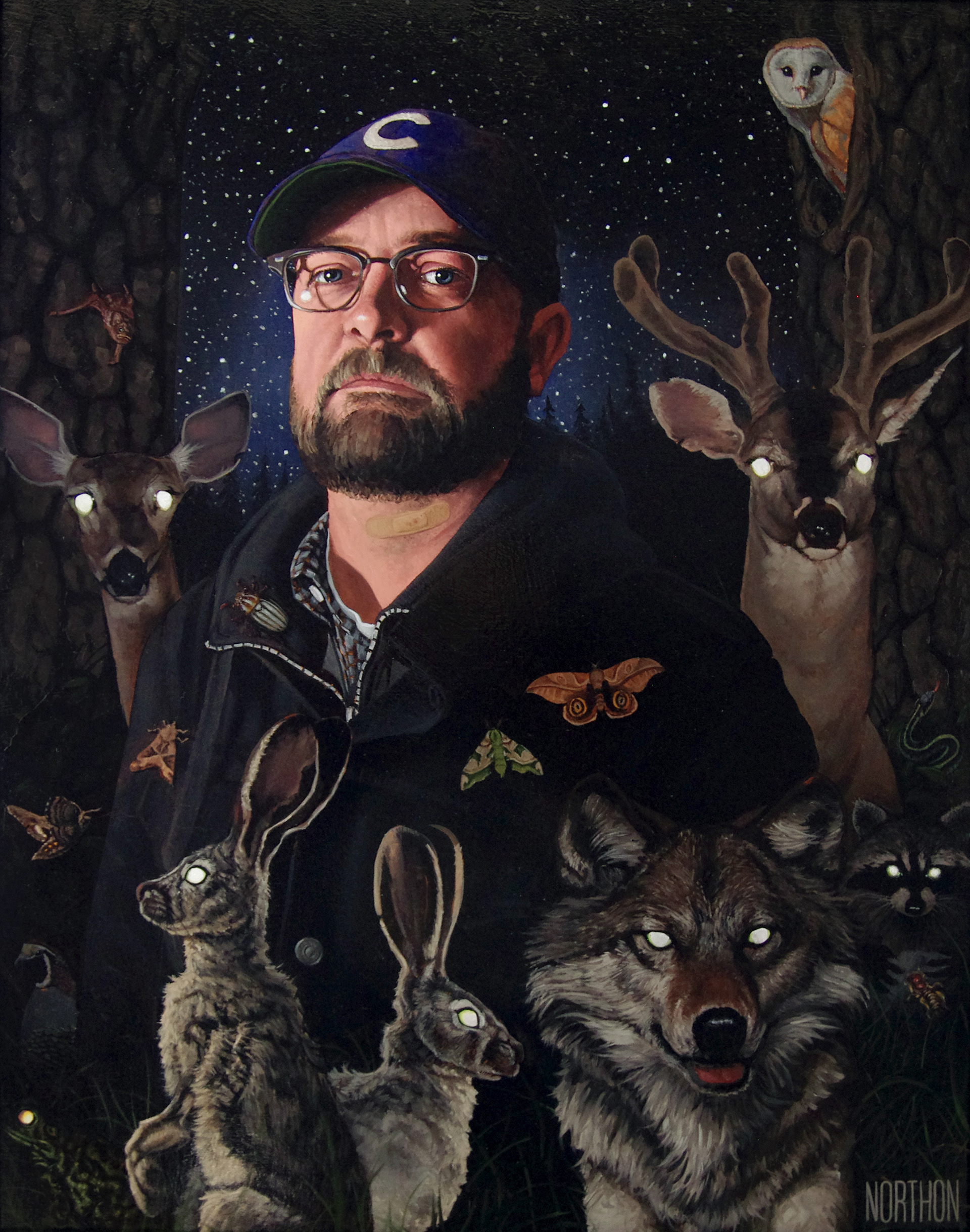 "Ahren Hertel", oil on Canvas, 28"x22"