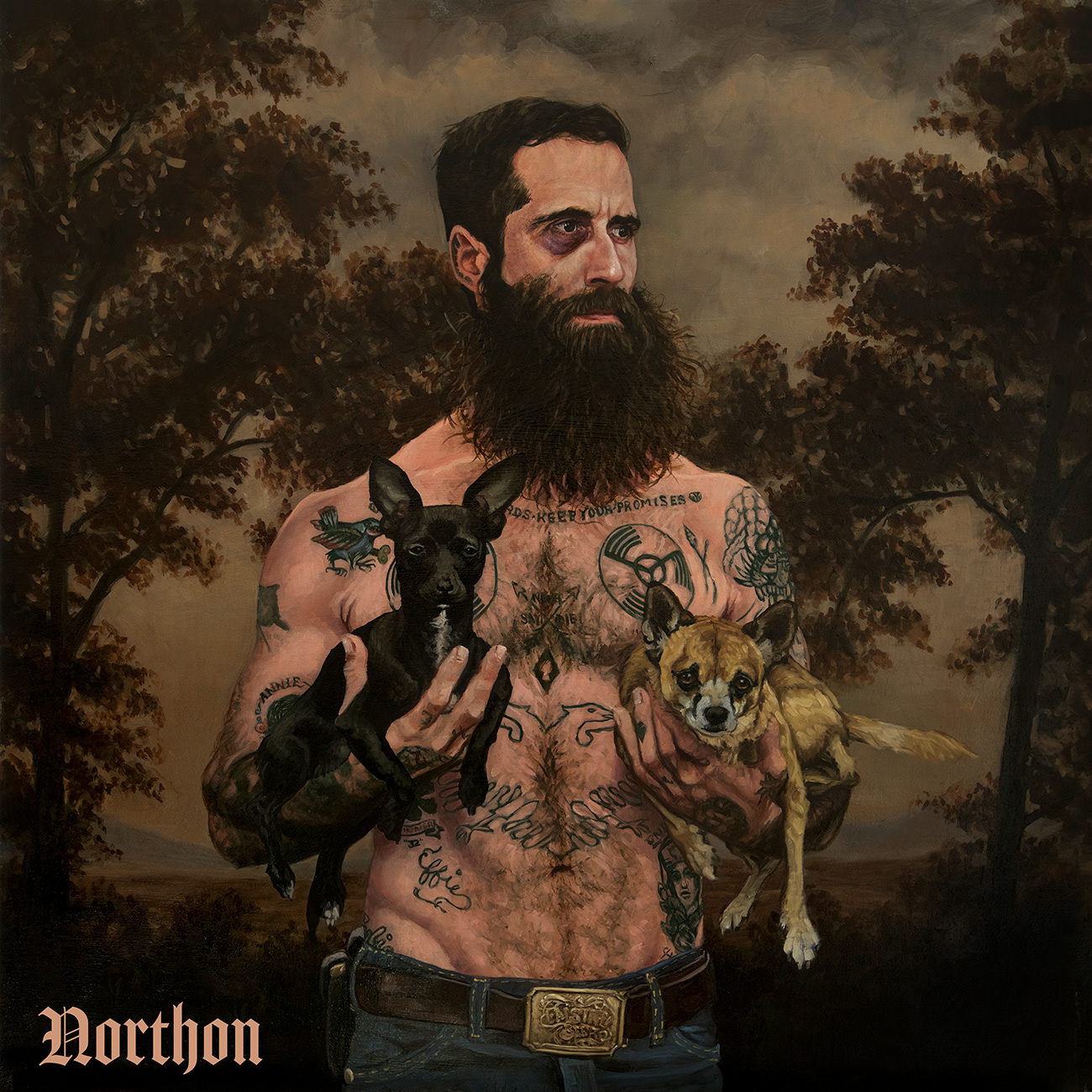 JP Harris for the cover of his album, 'Sometimesmes Dogs Bark at Nothing'