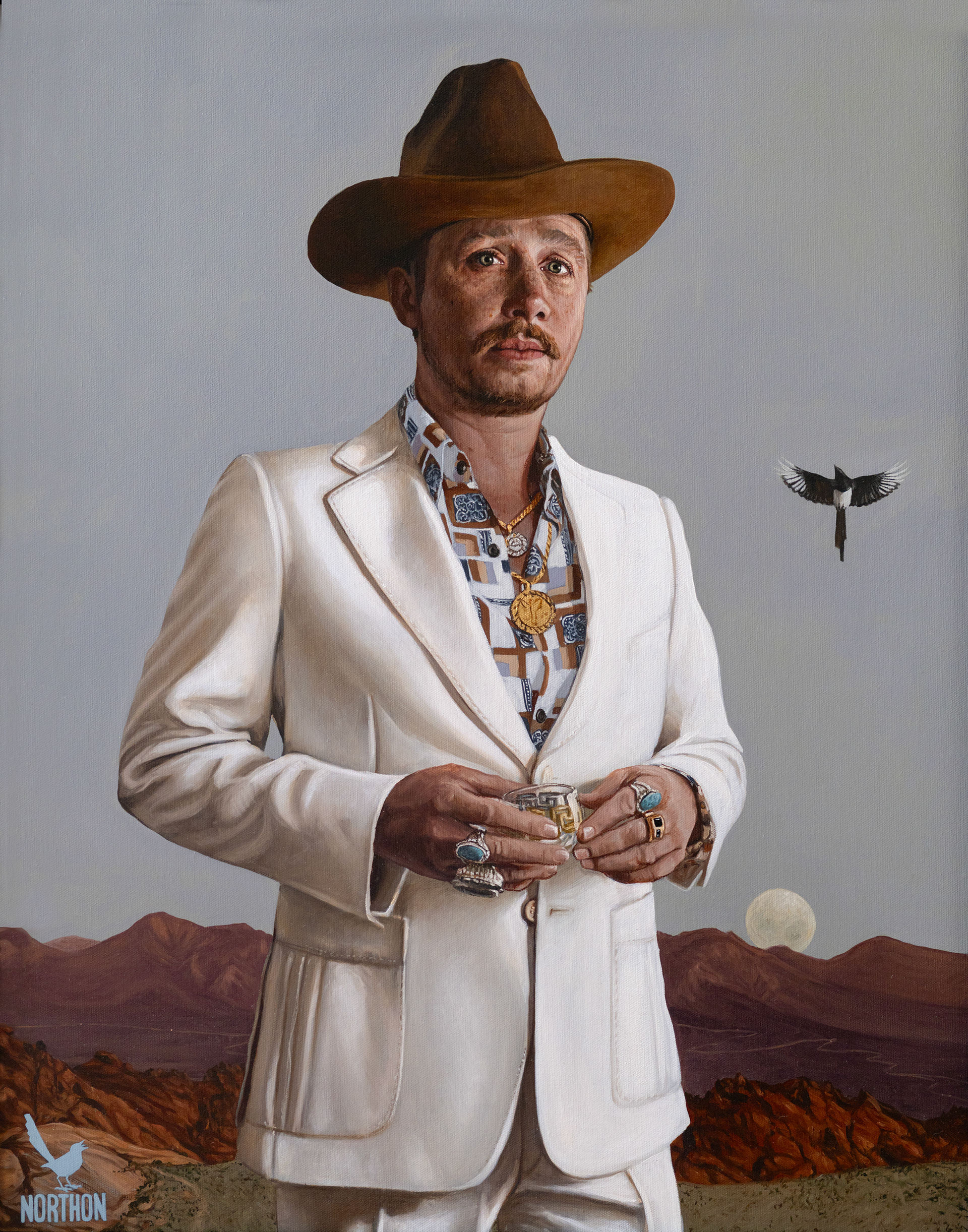 Peter Woolf Barnato III, Oil on canvas, "28"x22" inches
