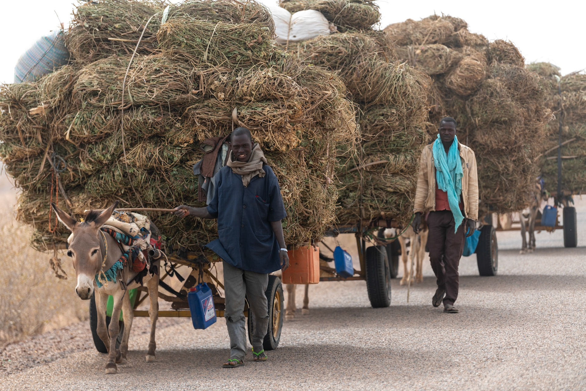 Carrying farm produce to market