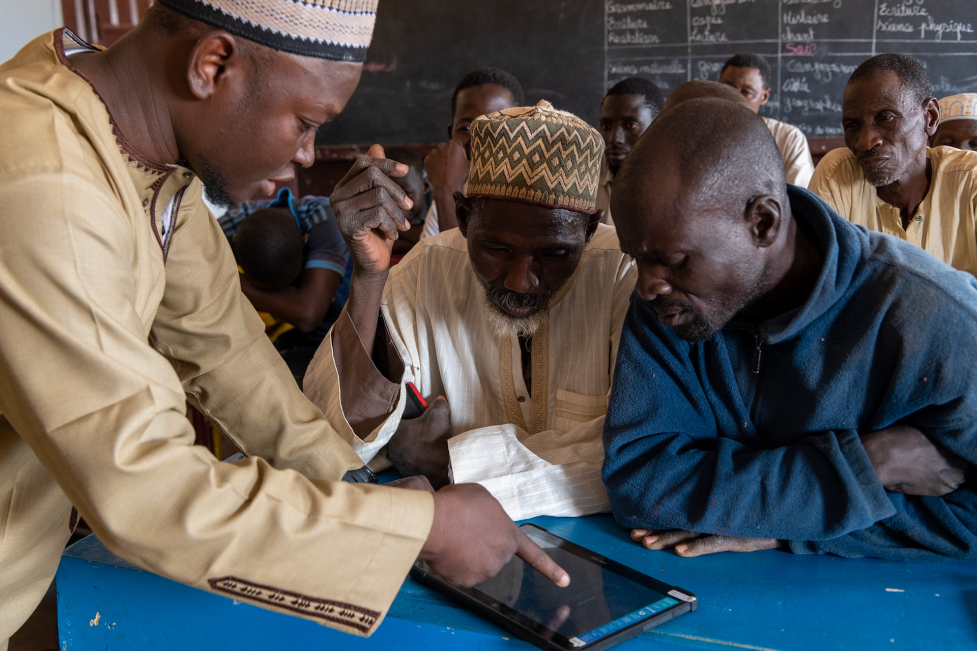 Training on tablets
