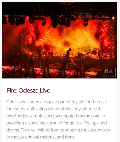 A trip through Odesza's history and a flurry of activity at their A Moment Apart Tour show