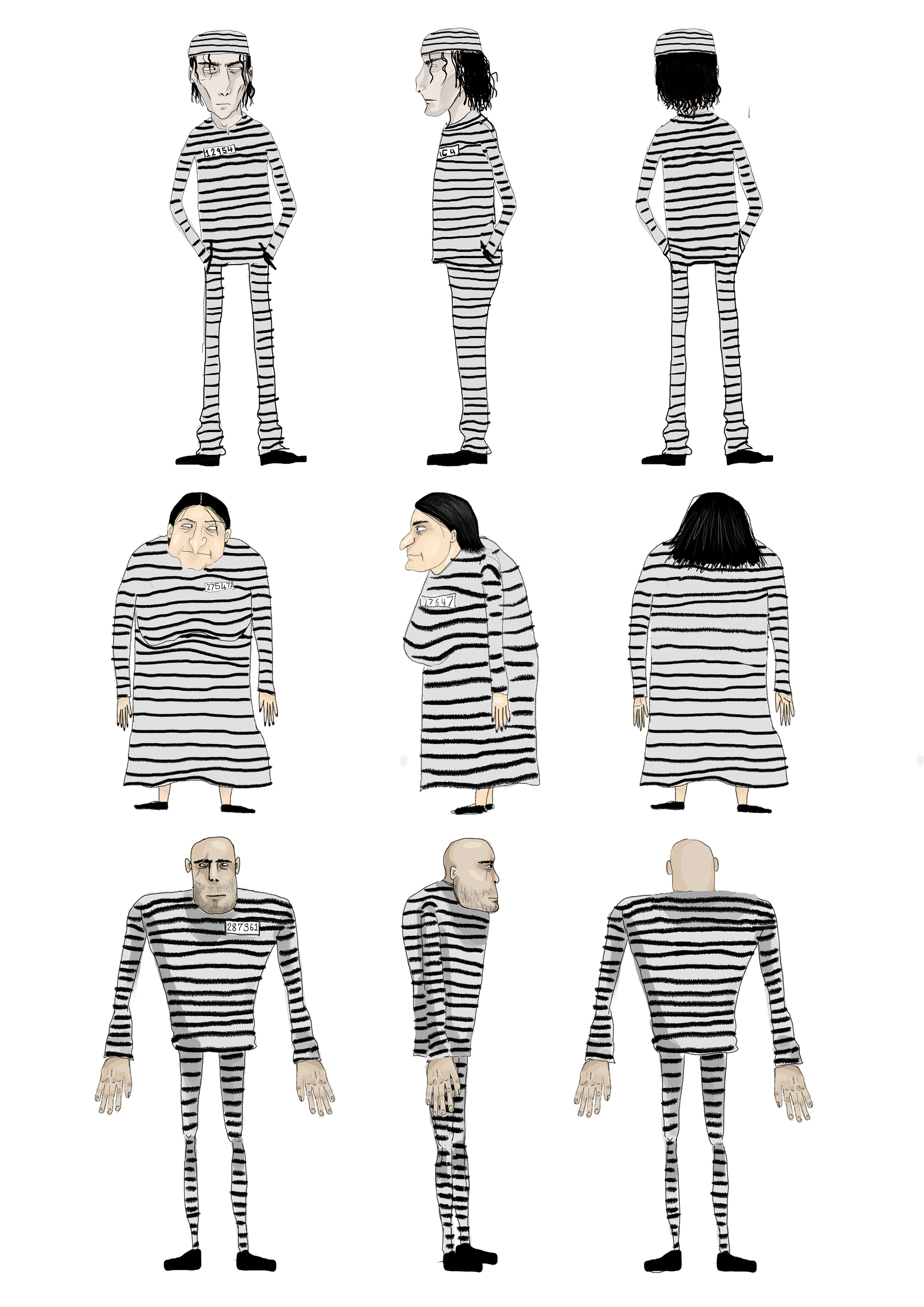 Character Designs/Turnarounds
