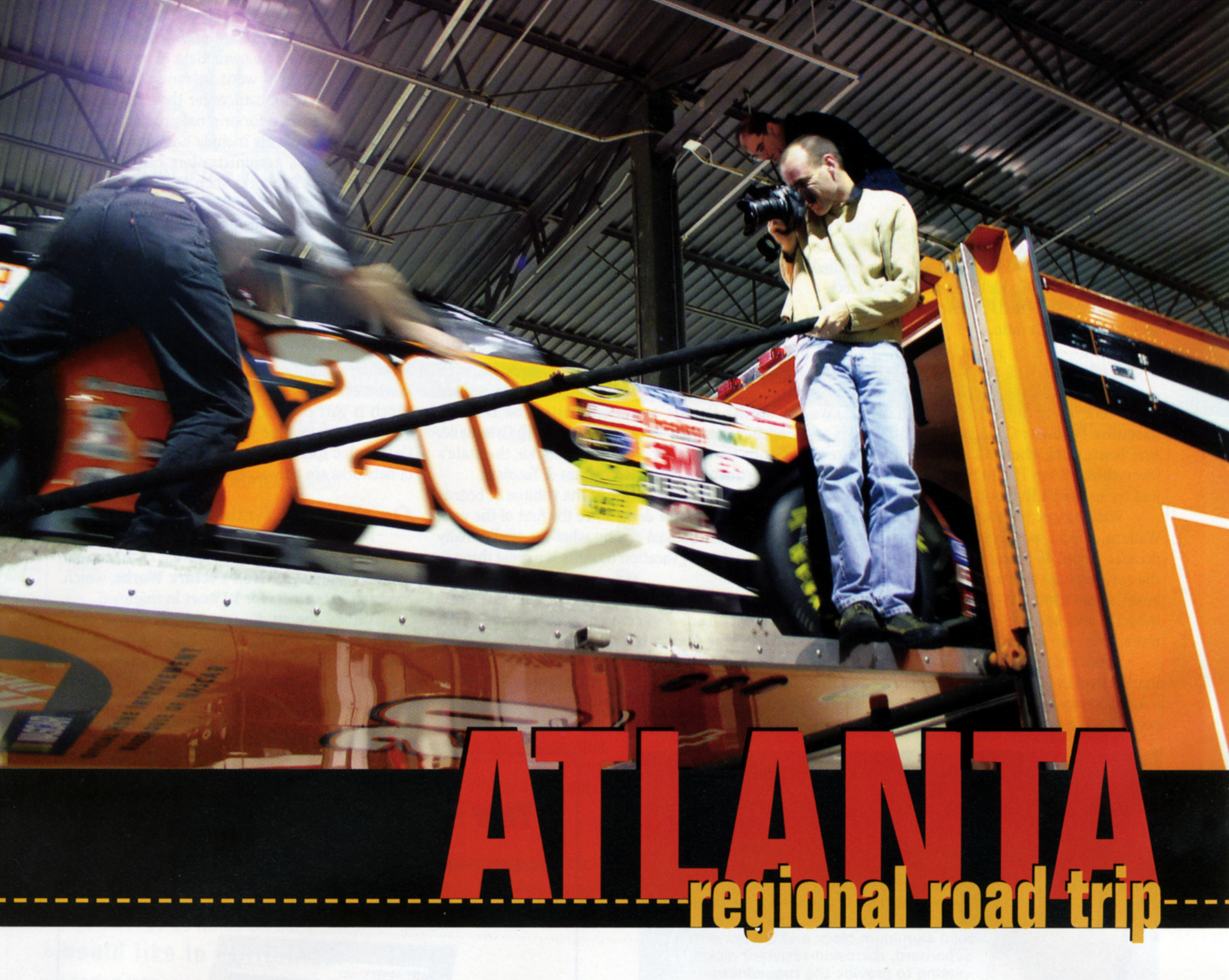 Markee Magazine • shooting the #20 NASCAR for Home Depot