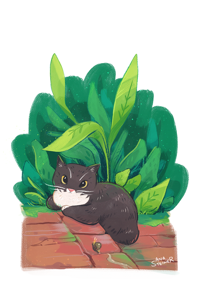 2026 - Charlie the Garden Cat (Personal project)